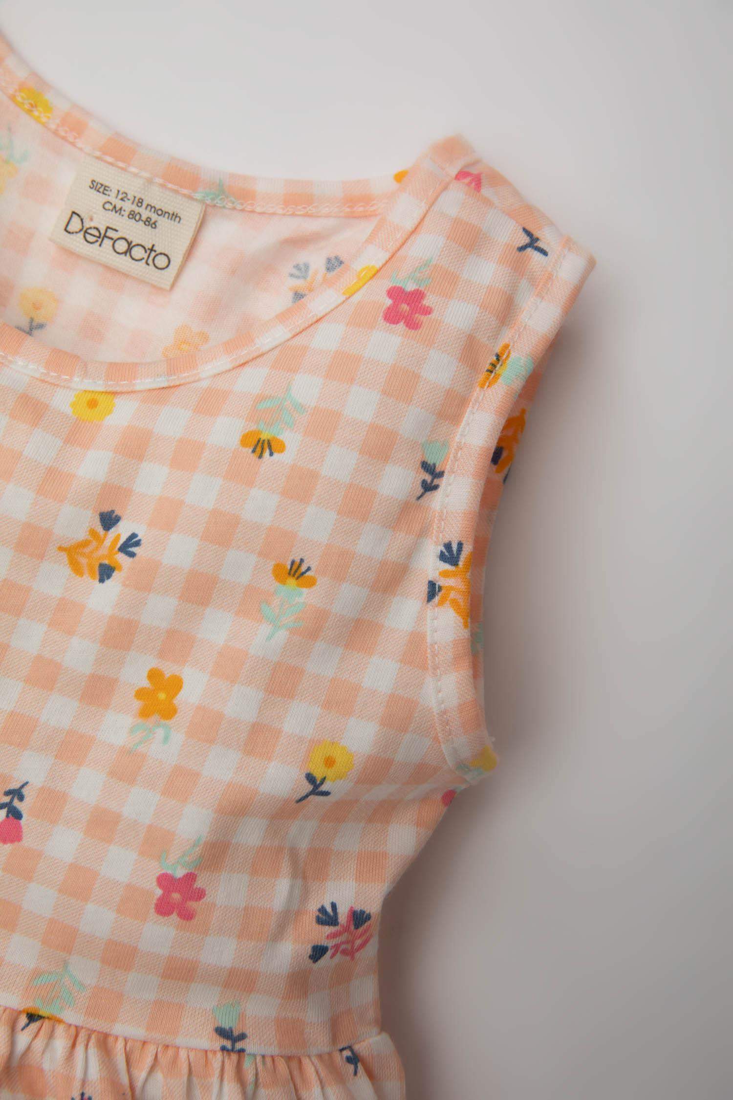 Baby Girl Printed Sleeveless Dress