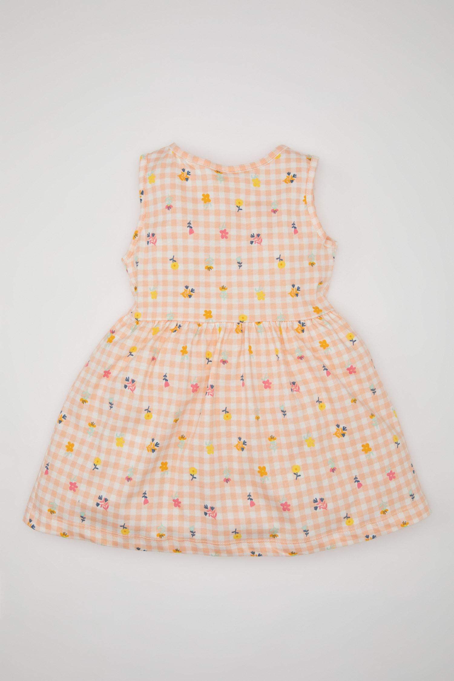 Baby Girl Printed Sleeveless Dress
