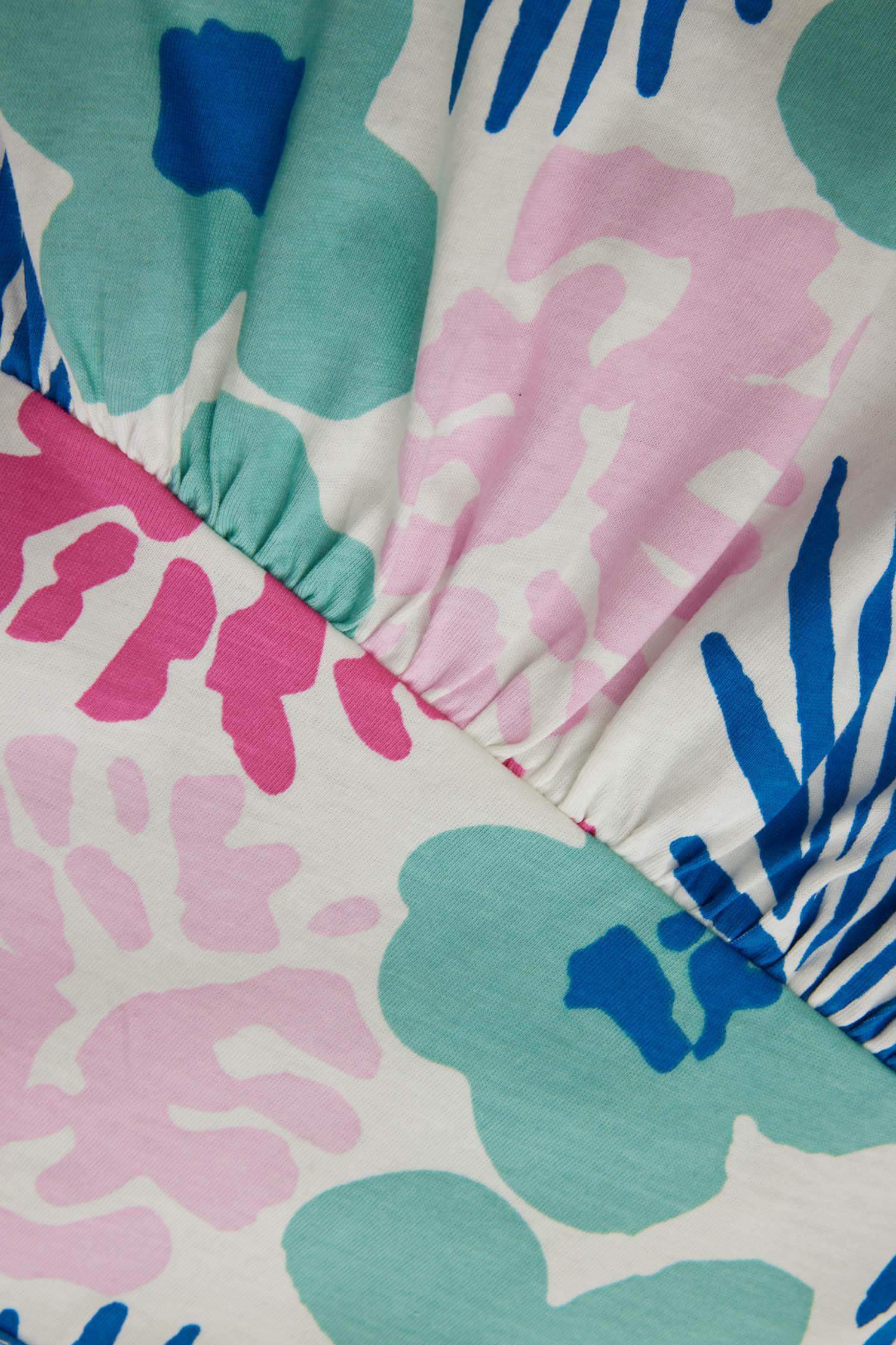 فستان بناتي قصة عادية بدون ردن