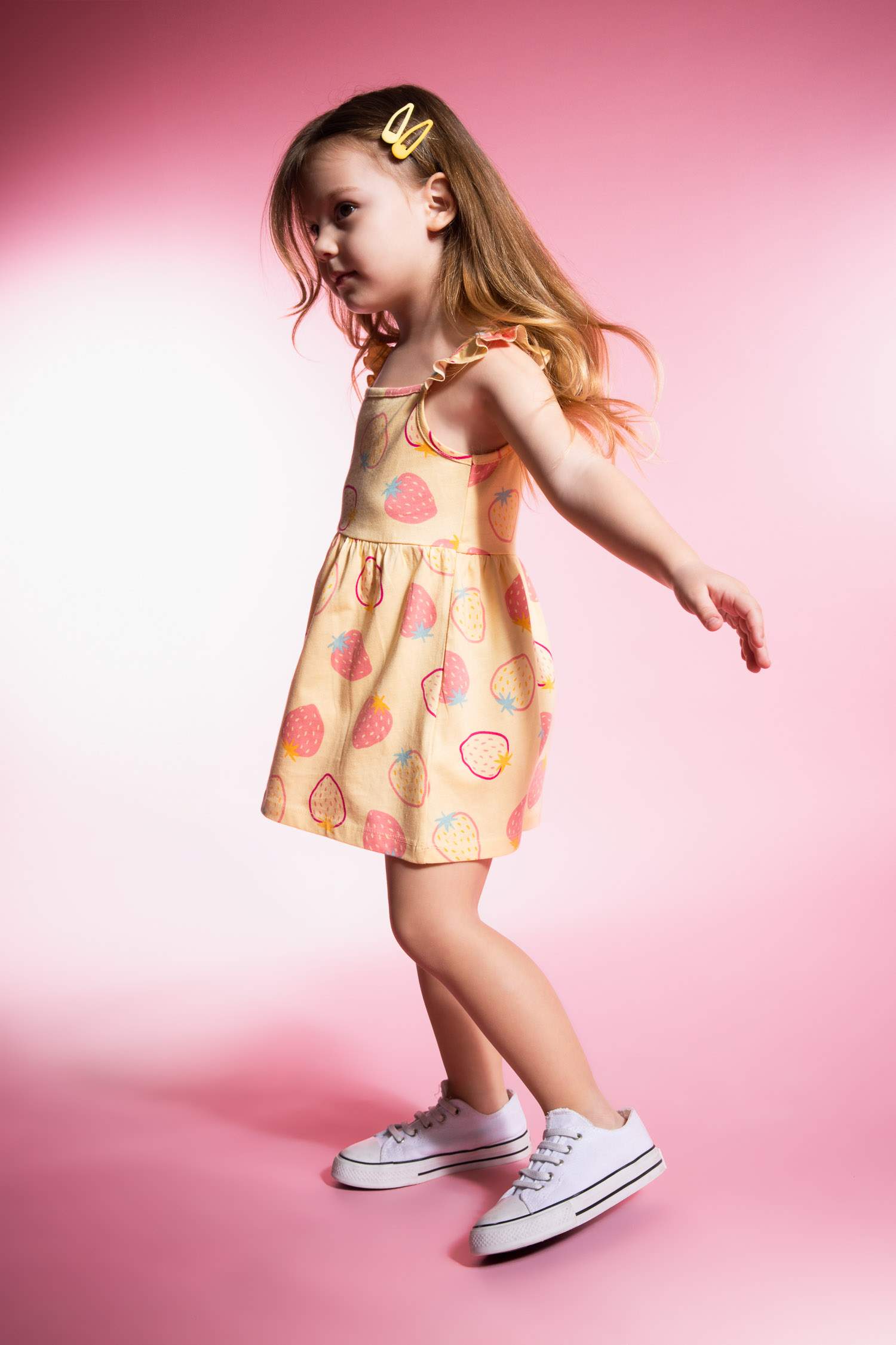 Baby Girl Patterned Sleeveless Dress