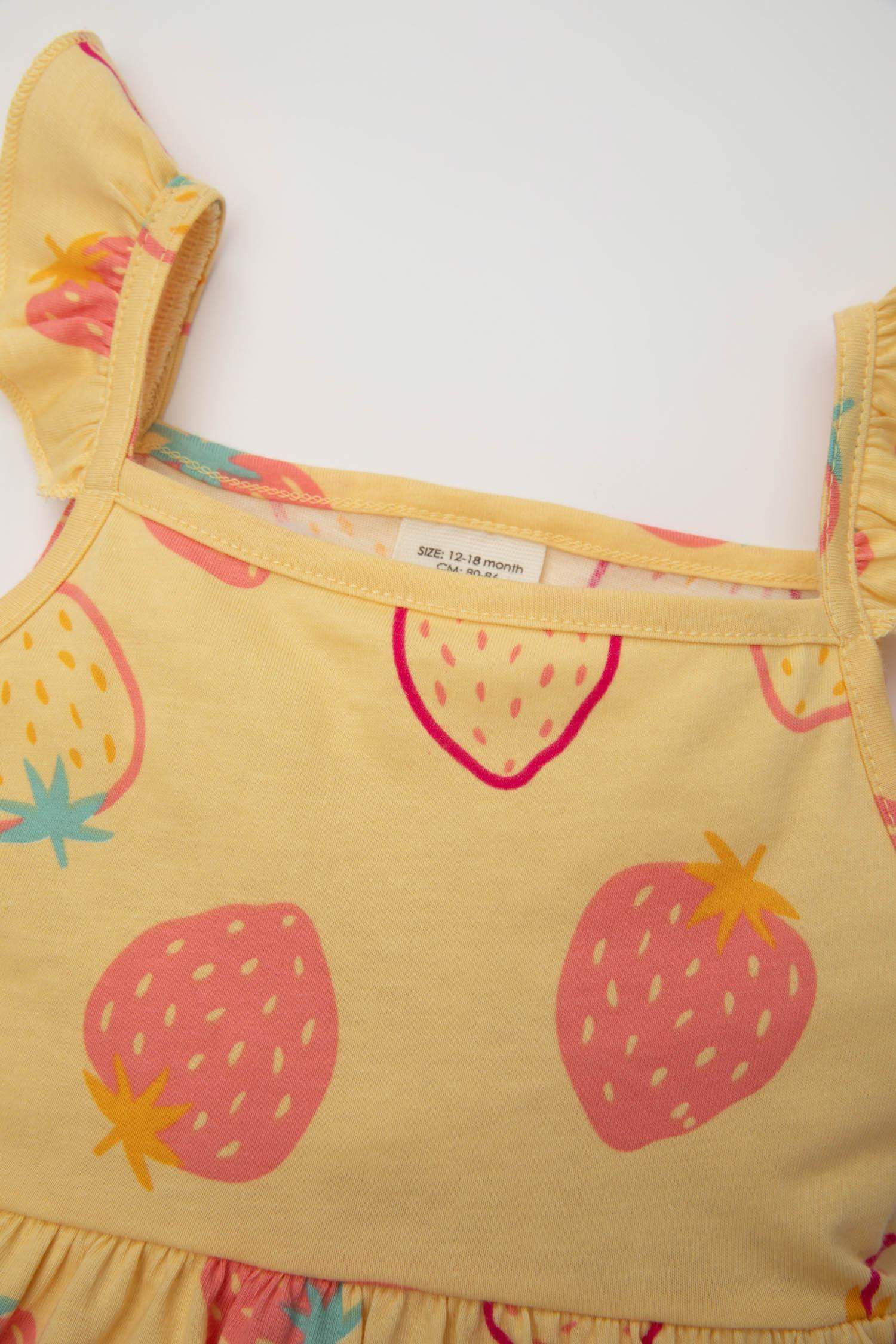 Robe Sans Manches à motifs pour bébé Fille