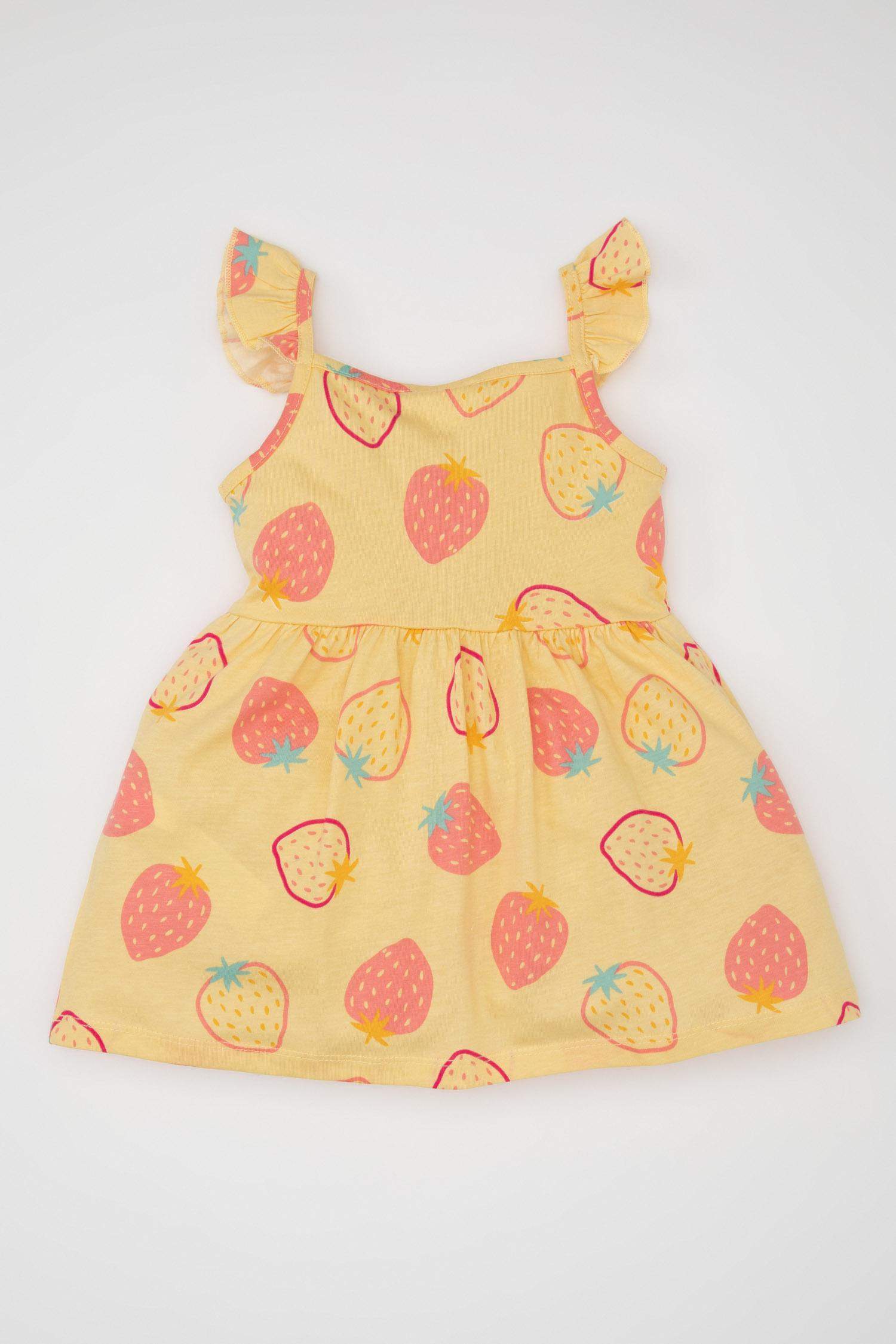 Robe Sans Manches à motifs pour bébé Fille