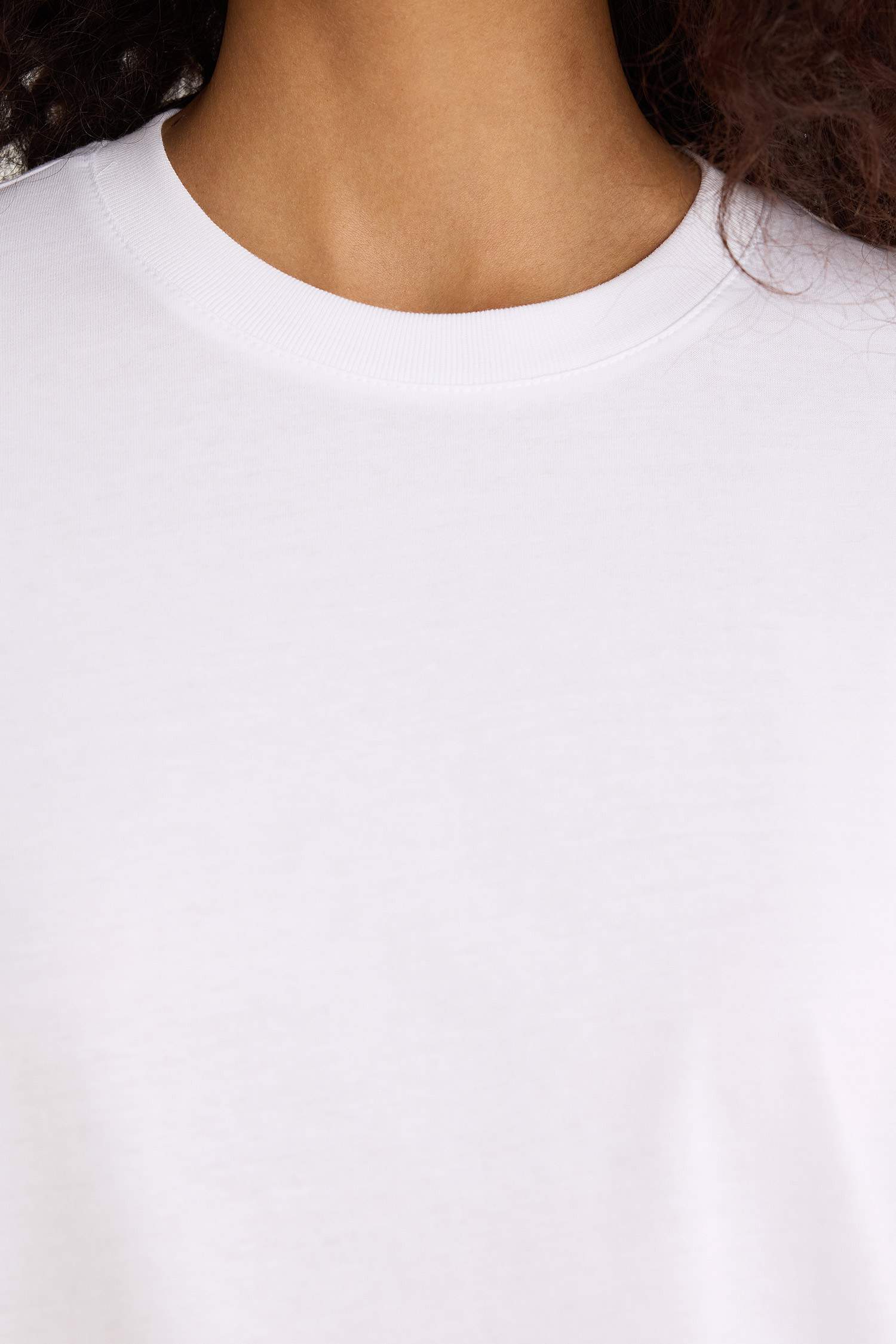 Oversize Fit Basic Cotton Short Sleeve T-Shirt