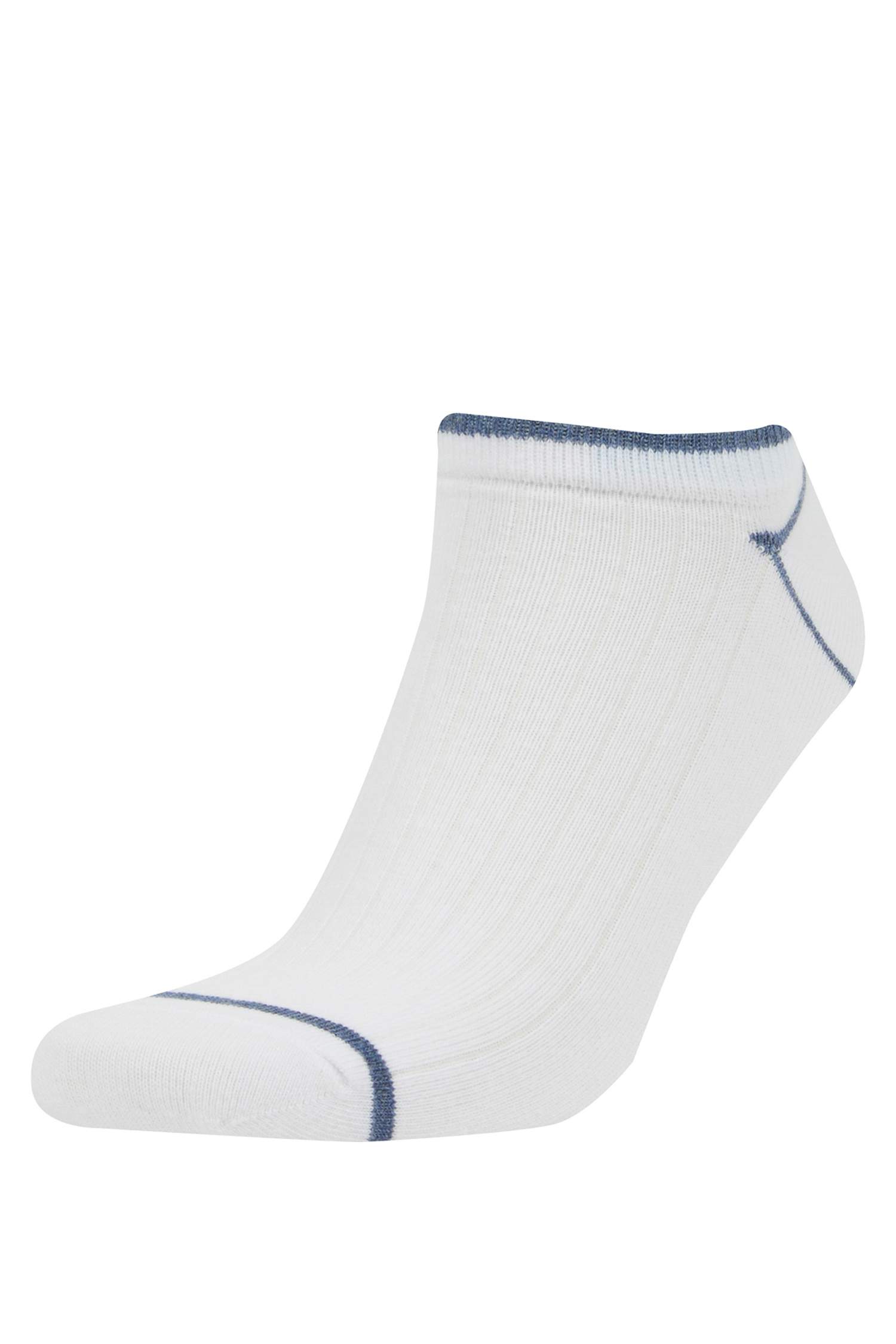 Erkek 3'lü Pamuklu Patik Çorap