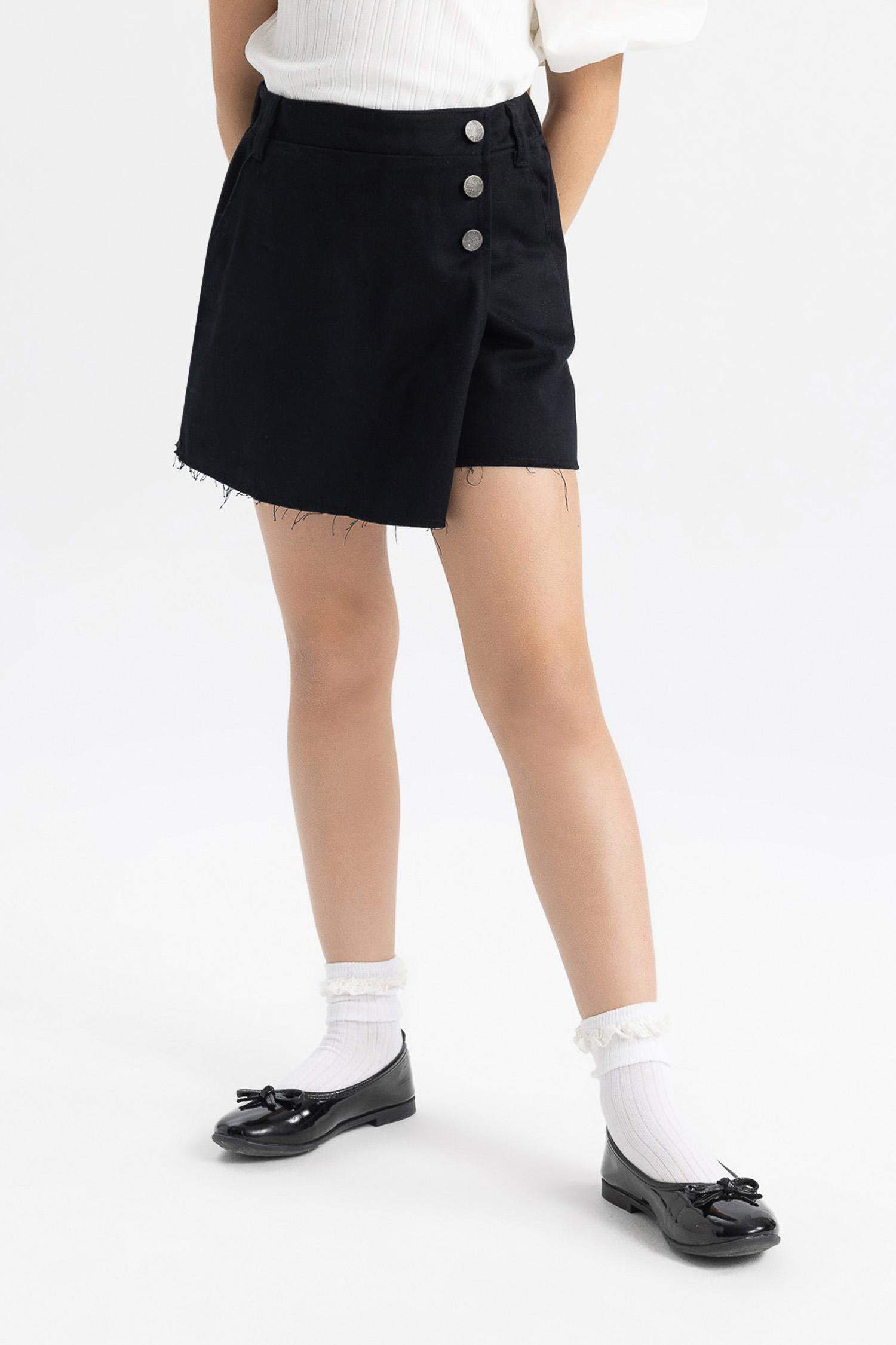 Girl Cotton Regular Fit Skirt