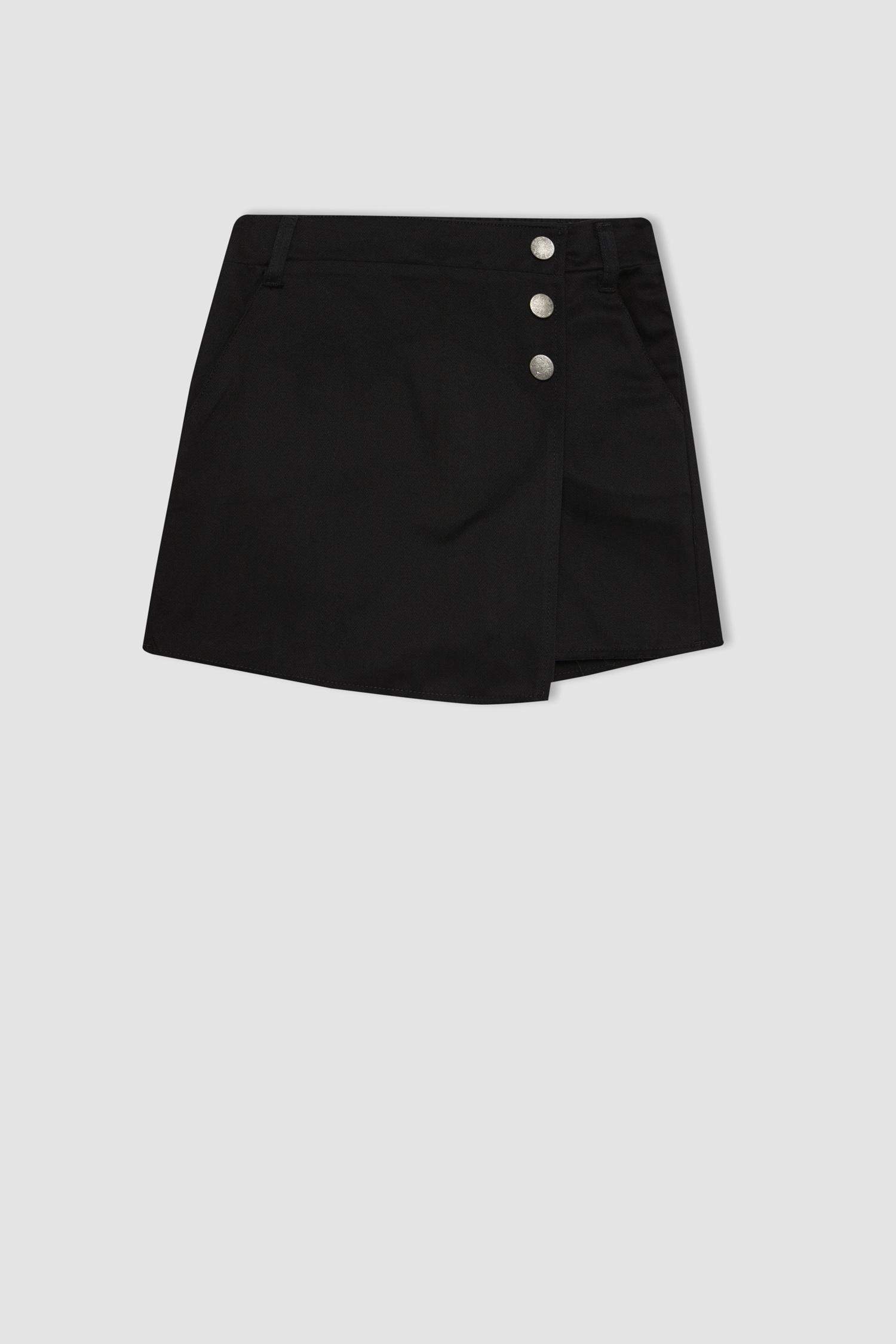 Girl Cotton Regular Fit Skirt