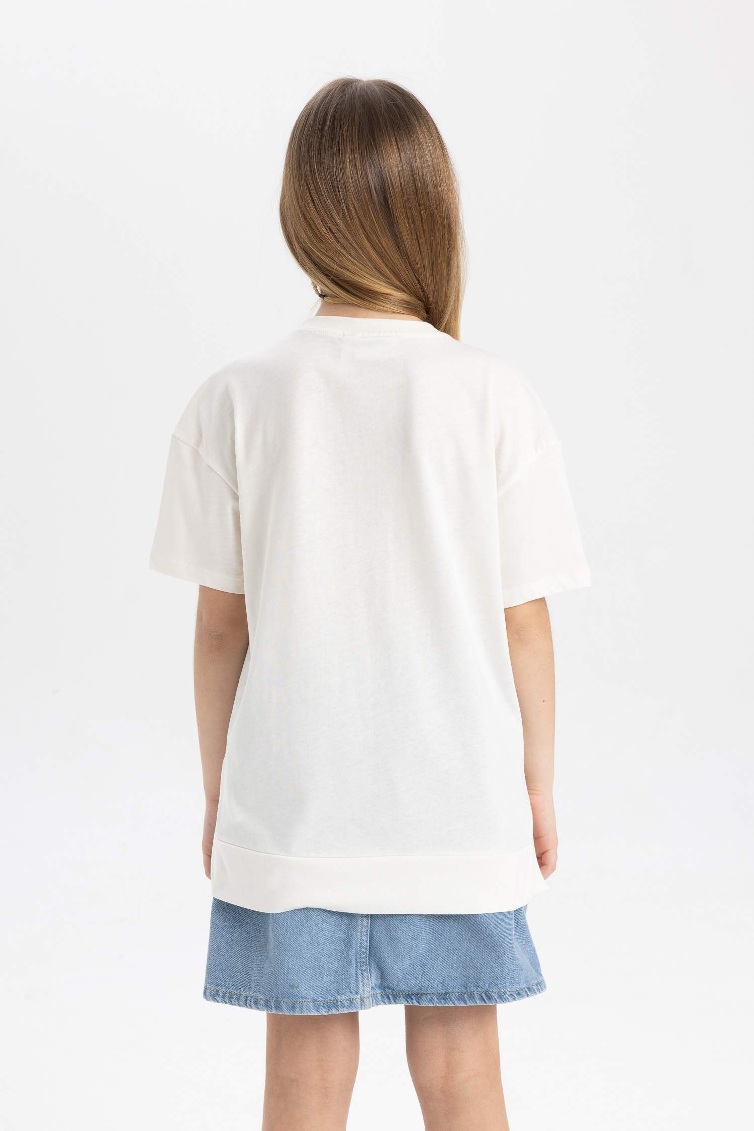 Girl Scooby Doo Oversize Fit Crew Neck T-Shirt