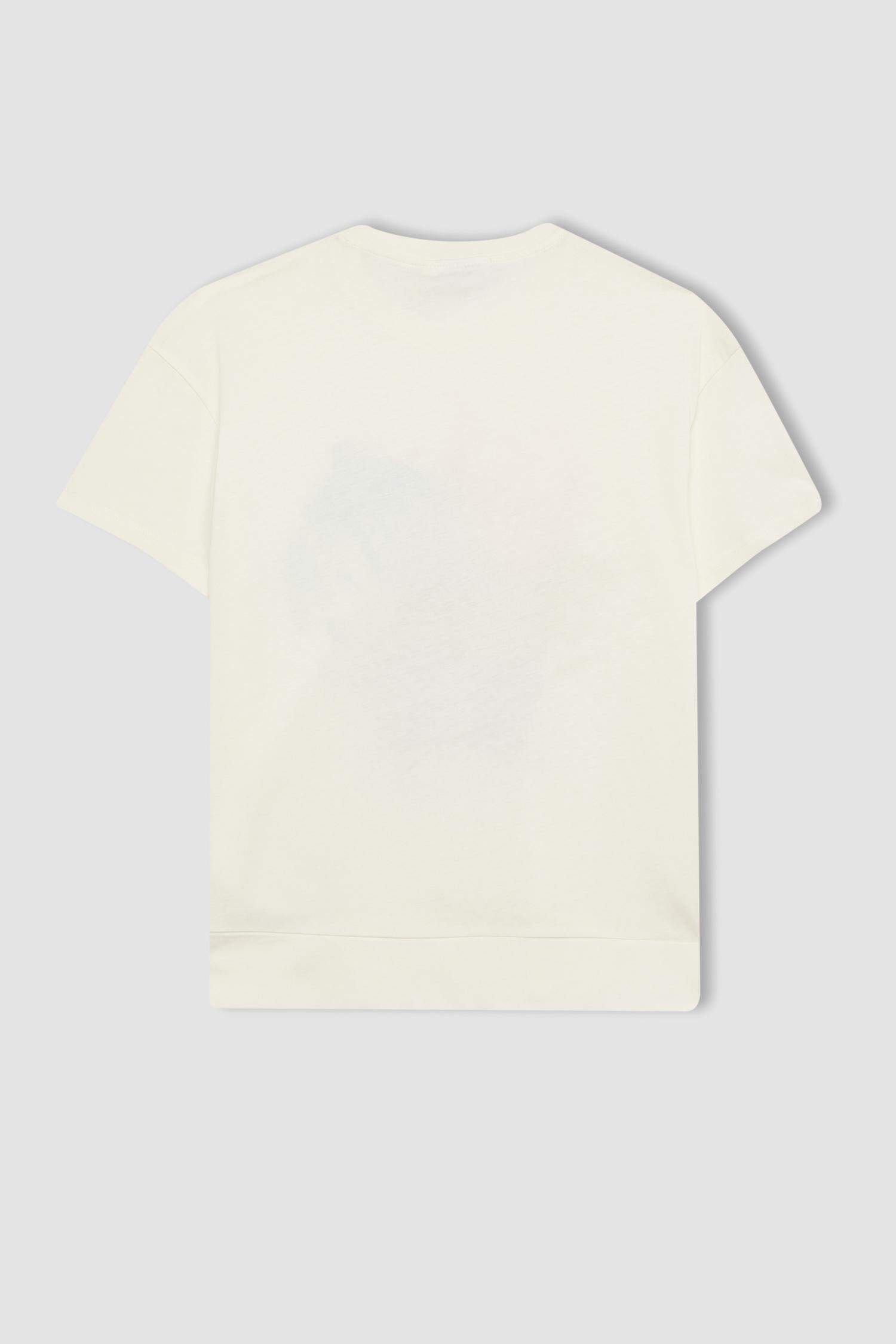 Girl Scooby Doo Oversize Fit Crew Neck T-Shirt