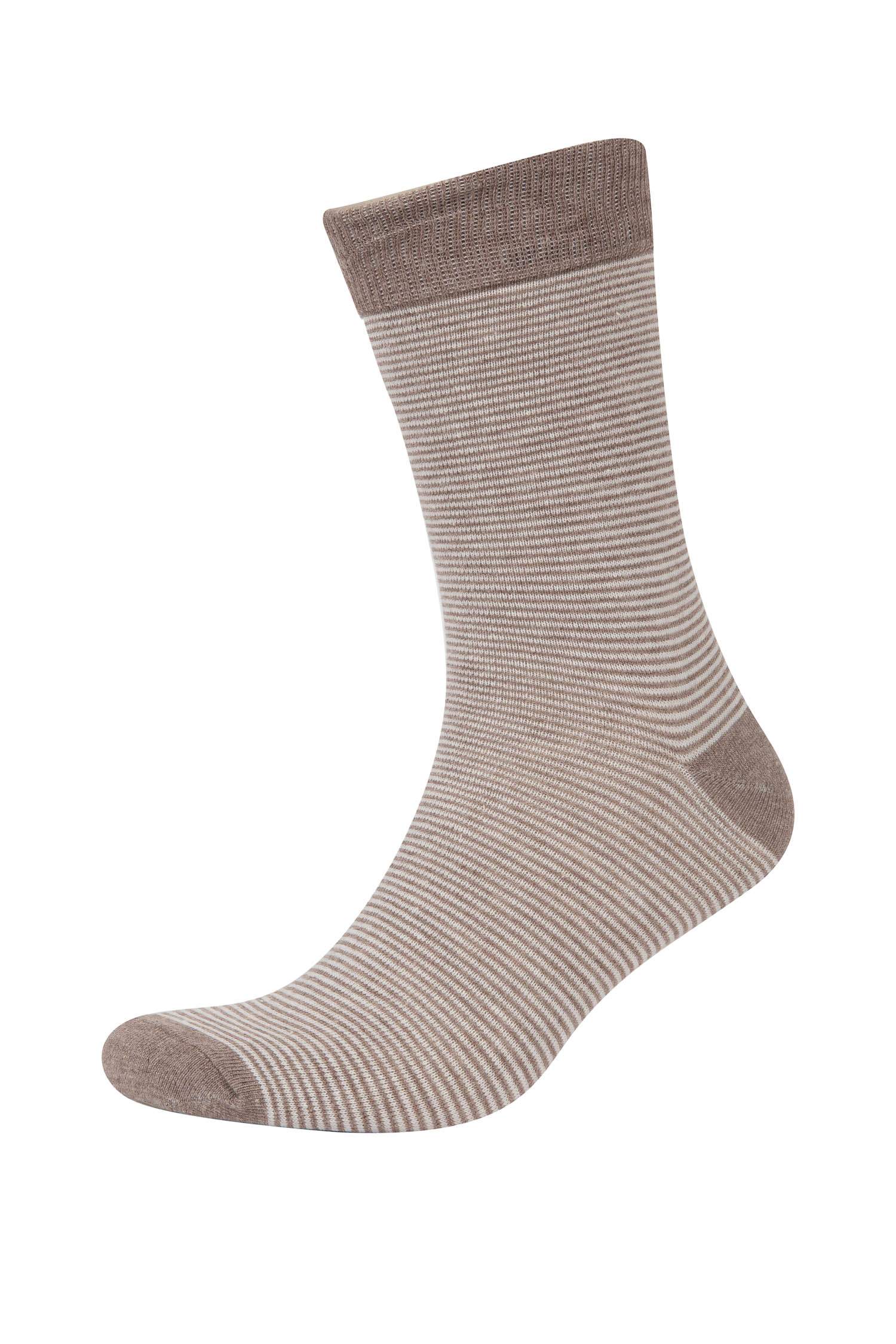 Chaussettes Longues Coton pour Homme - 5 Paires