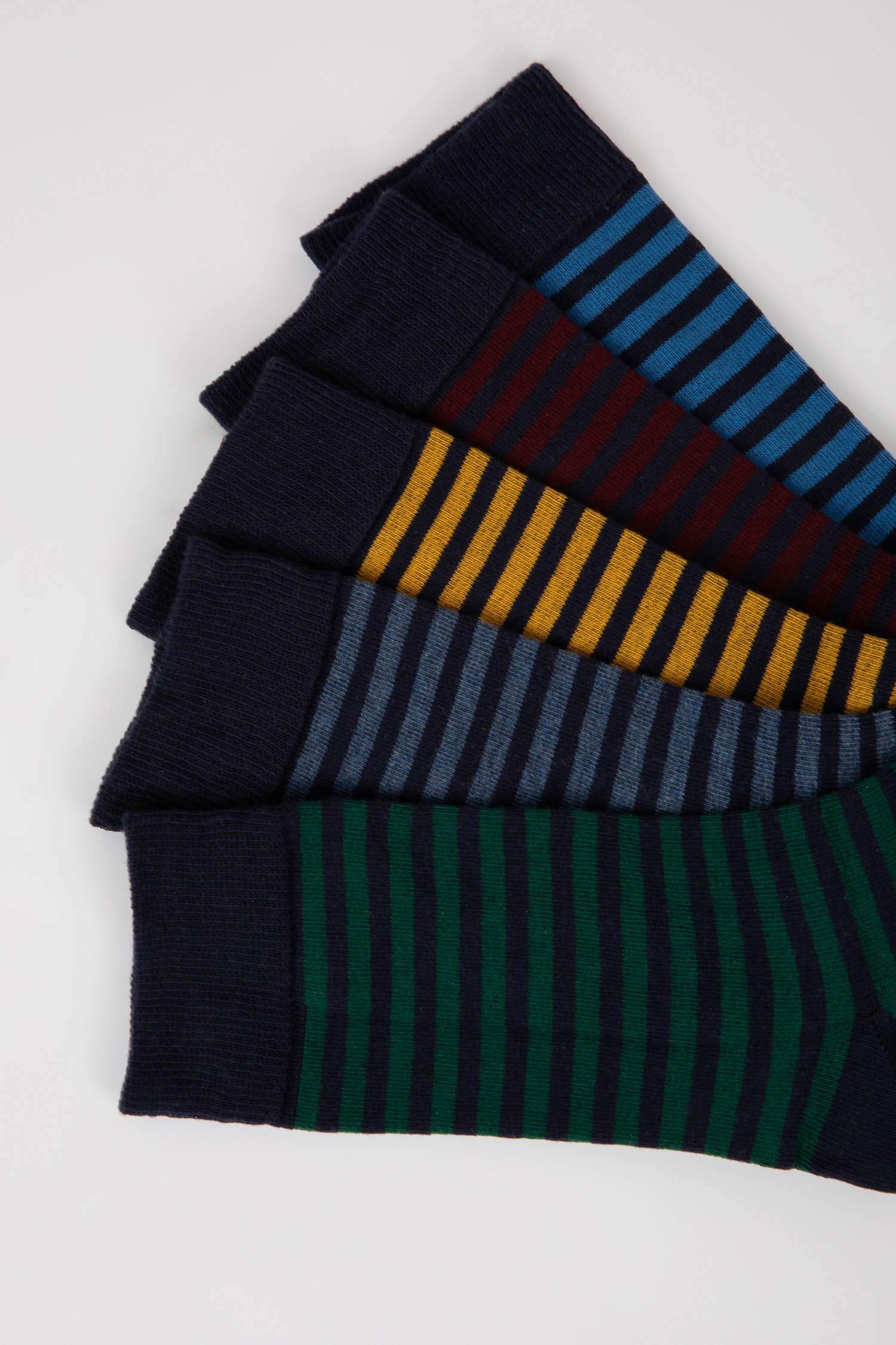 شرابات طويل رجالي قطن - 5 قطع