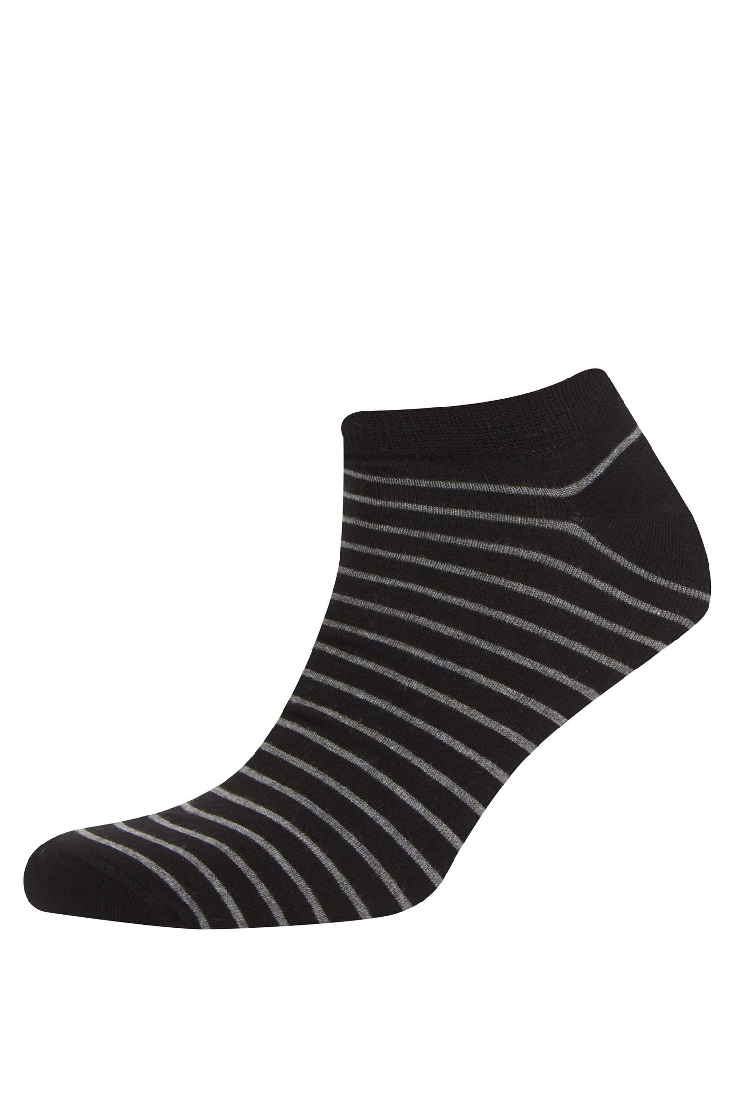 Man Striped Seamless 3 Piece Bamboo Socks