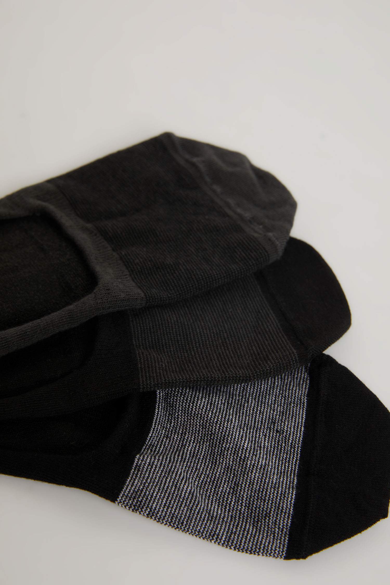 جوارب فلات رجالي قطن - 3 قطع