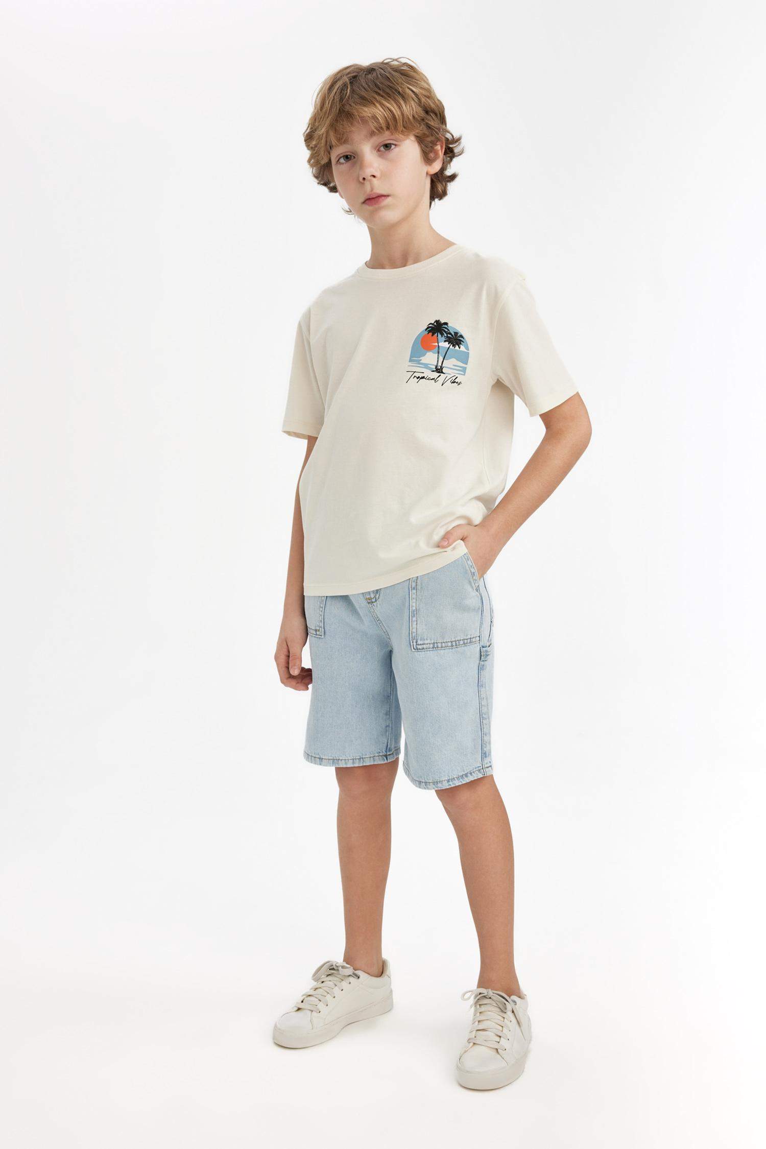 شورت جينز ولادي