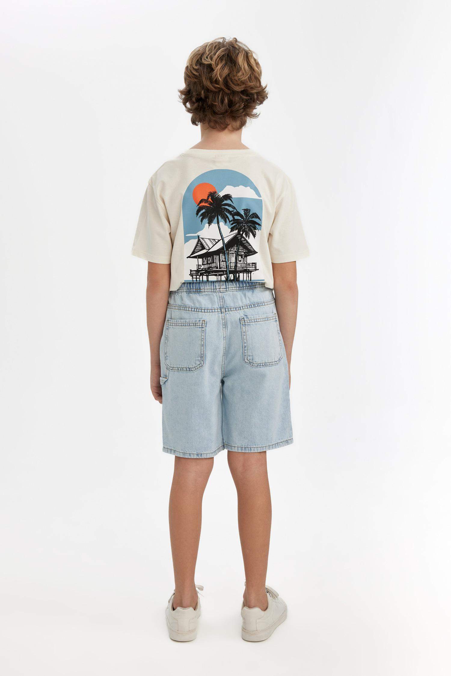 شورت جينز ولادي