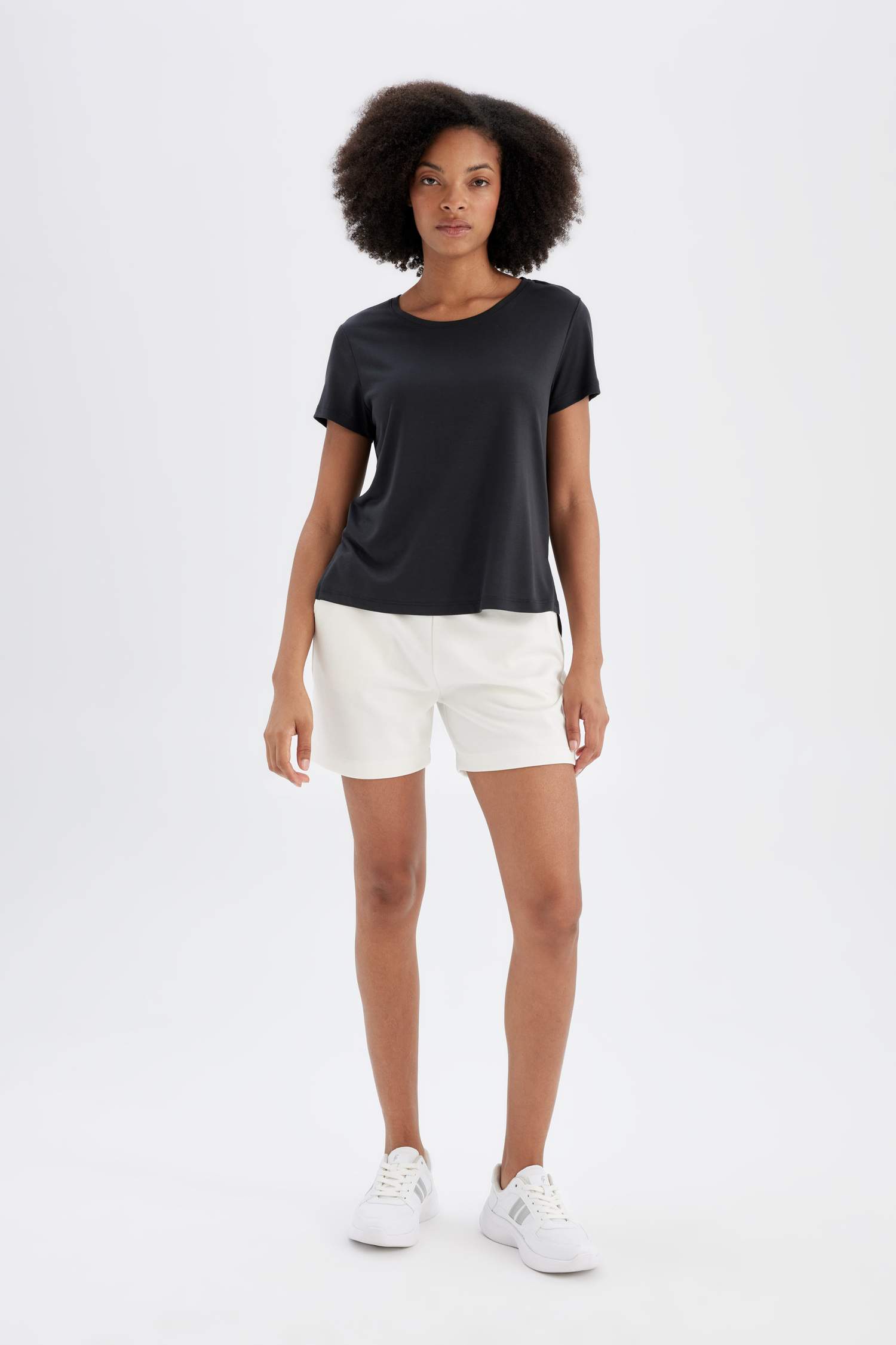 DeFactoFit Standard Fit Modal T-Shirt