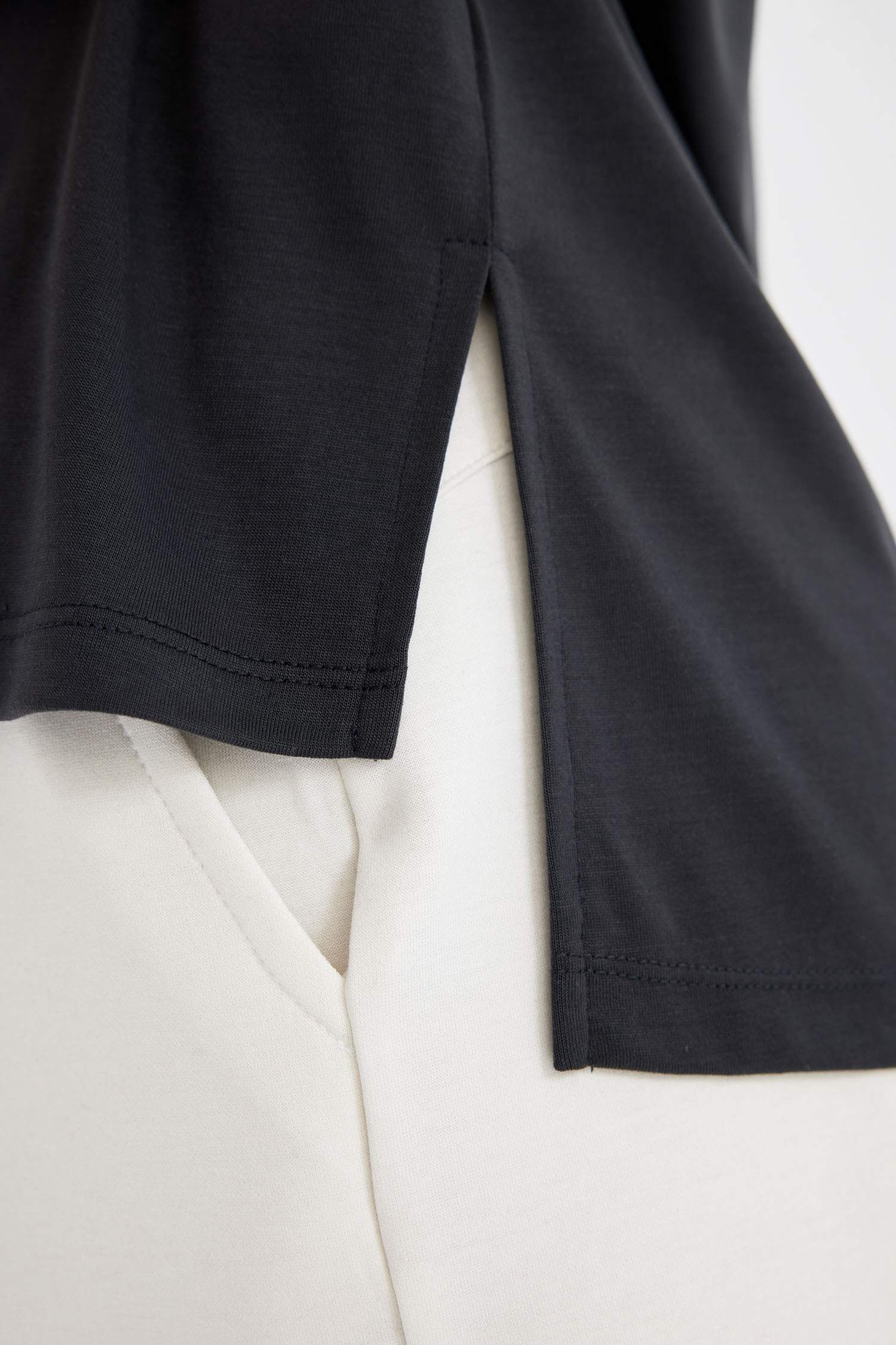 DeFactoFit Standard Fit Modal T-Shirt