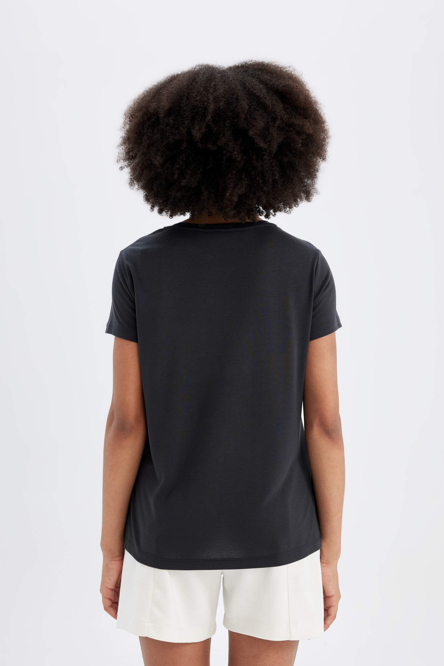 DeFactoFit Standard Fit Modal T-Shirt