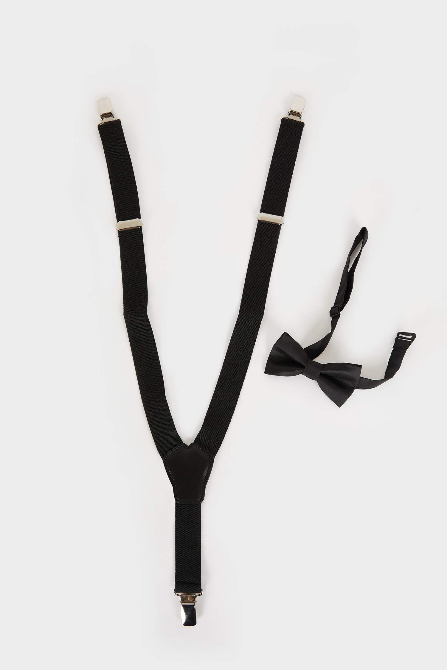 Erkek Çocuk 2'li Takım Papyon Pantolon Askısı