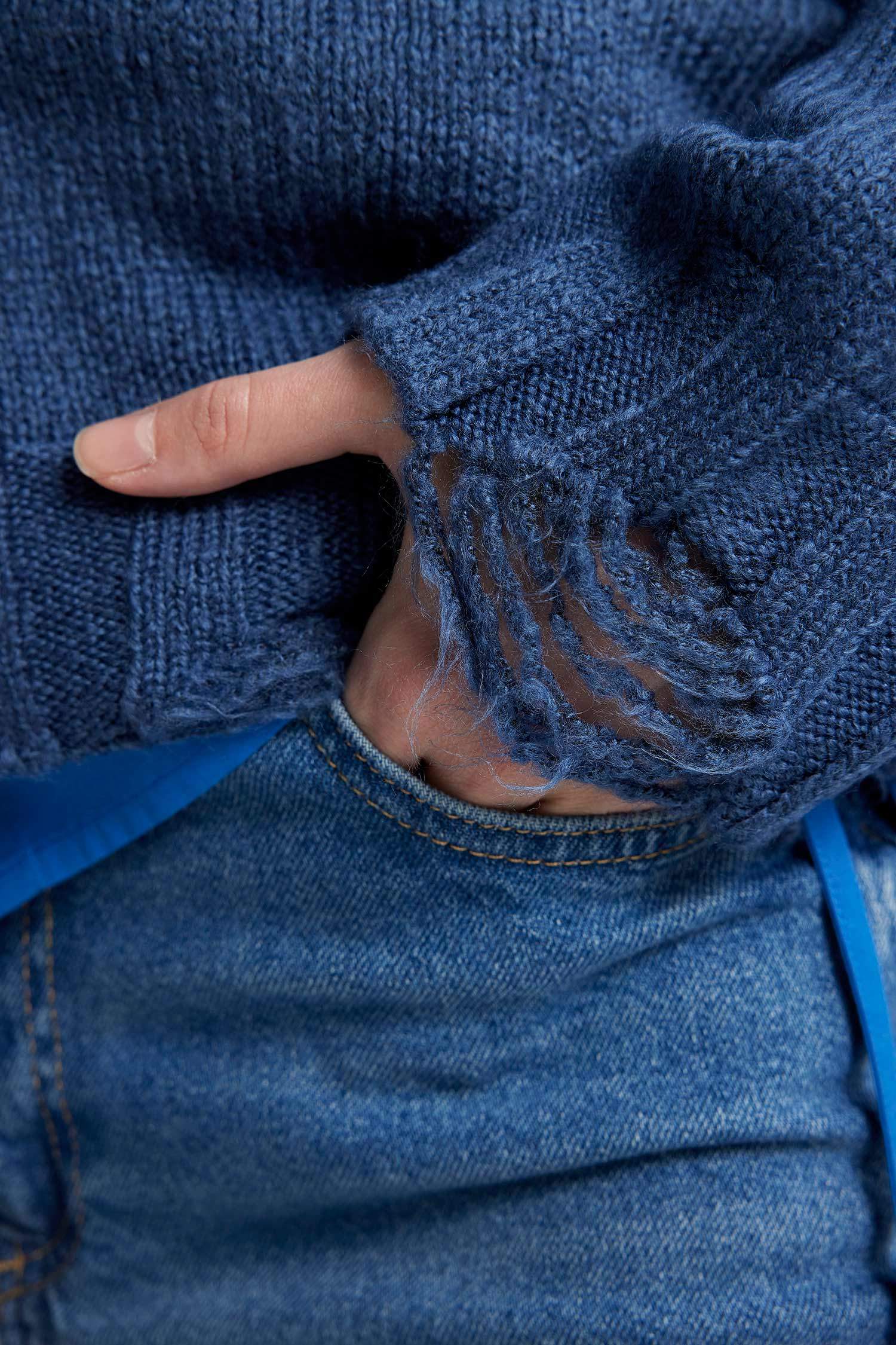 Regular Fit Basic Knitted Pullover Tunic