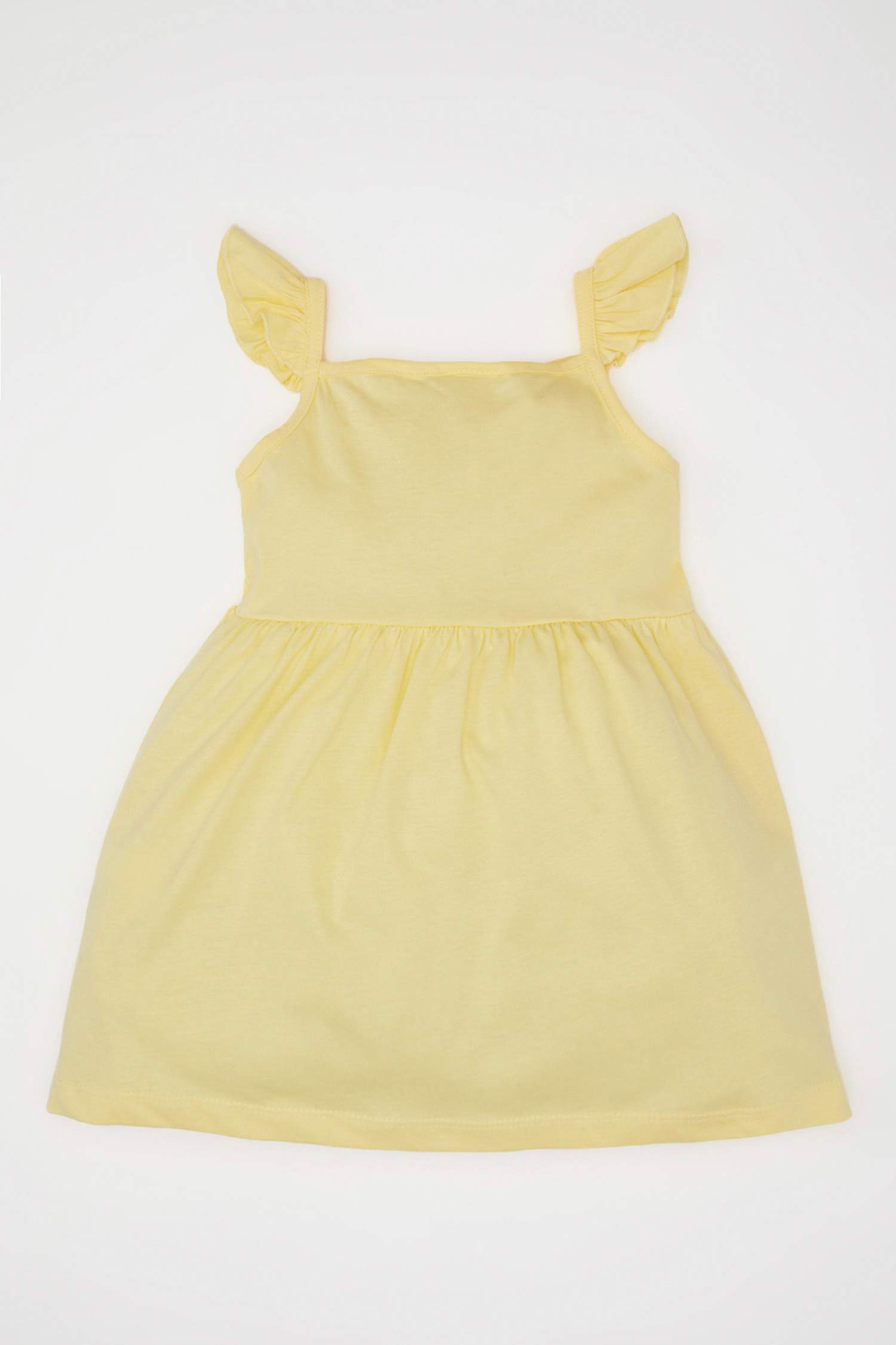 Robe en Tricot Fleur Col Ras Du Cou Sans Manches