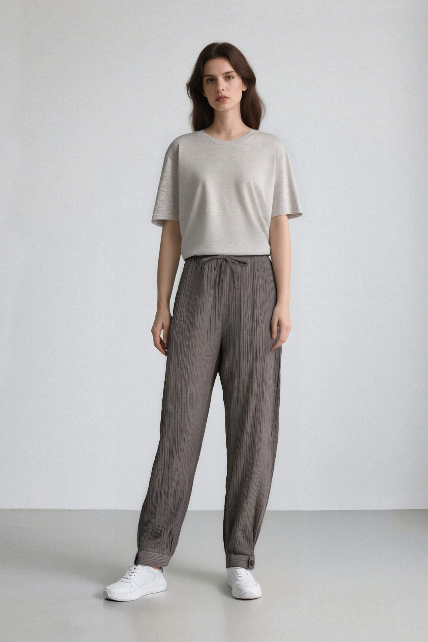 Cargo Fit Muslin Trousers