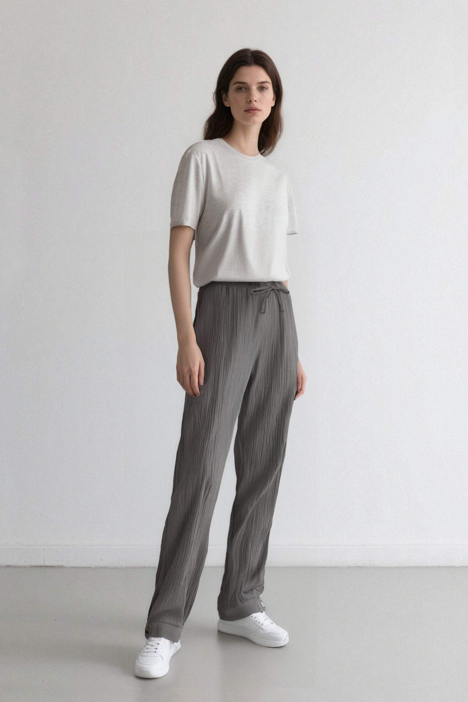 Cargo Fit Muslin Trousers
