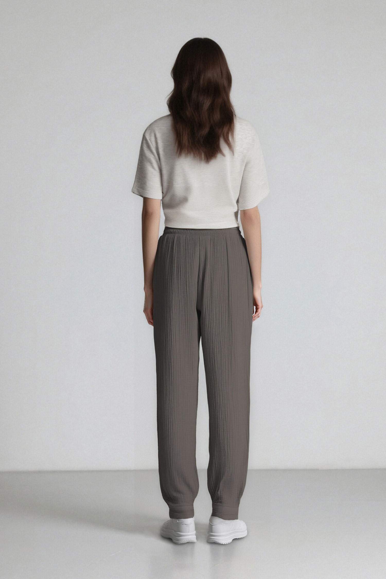 Cargo Fit Muslin Trousers