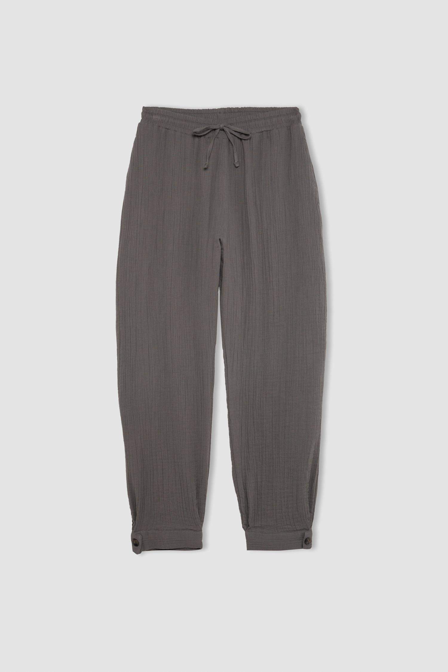 Cargo Fit Muslin Trousers