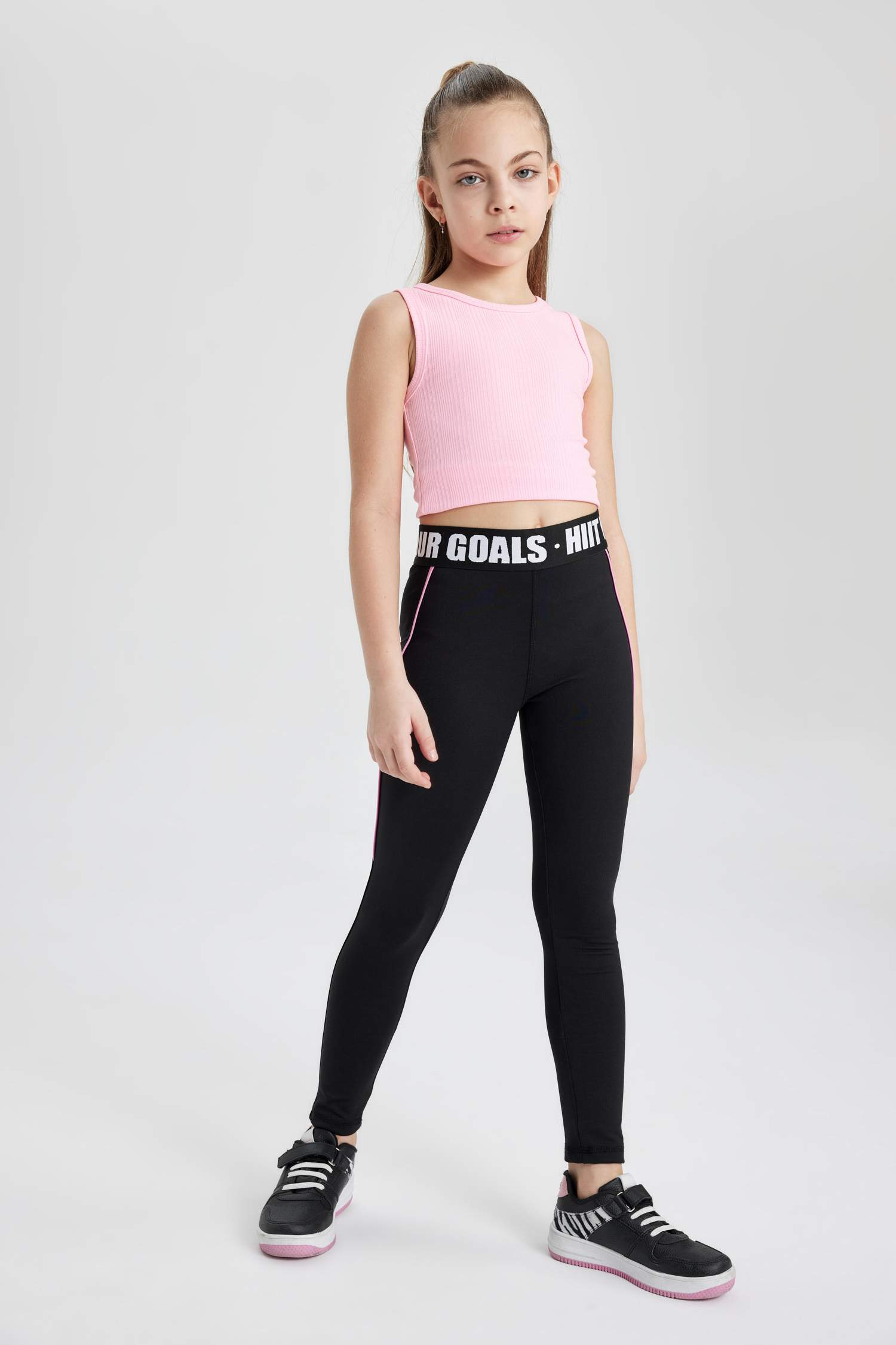 Леггинсы с принтом для девочек