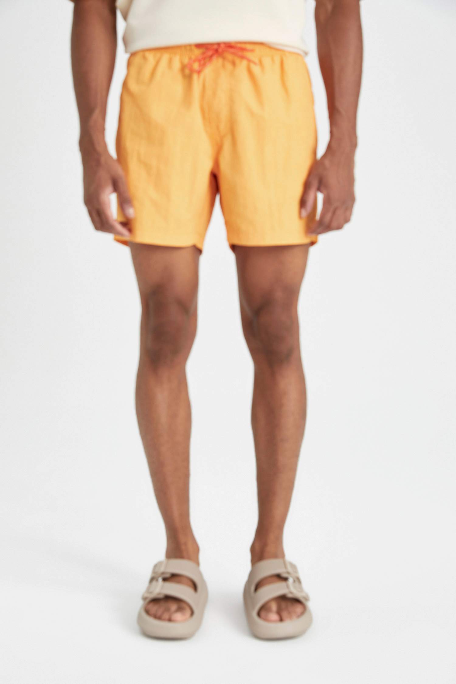 Washable Mesh Lined Short Length Swim Shorts