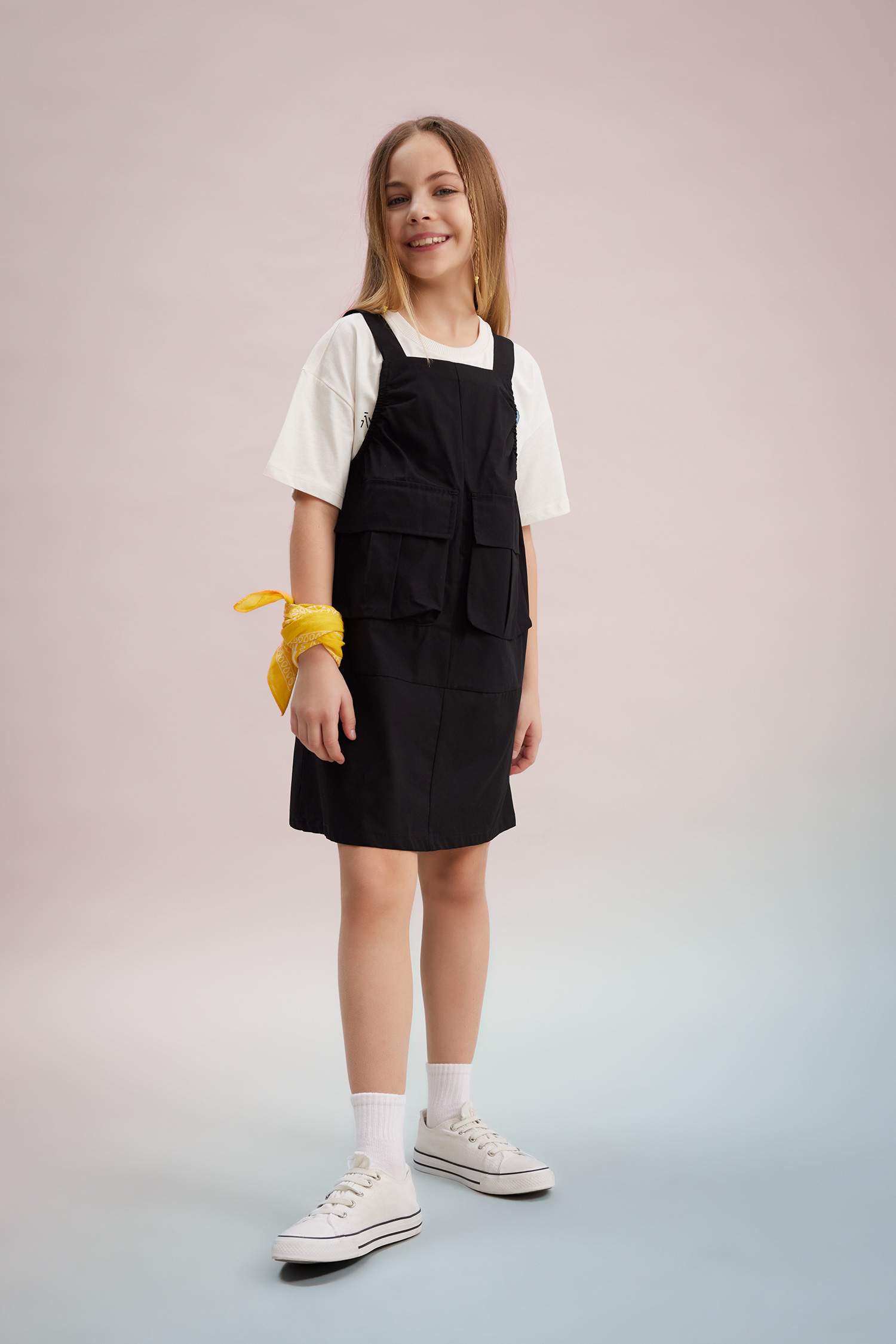 فستان اوفر بناتي قصة عادية