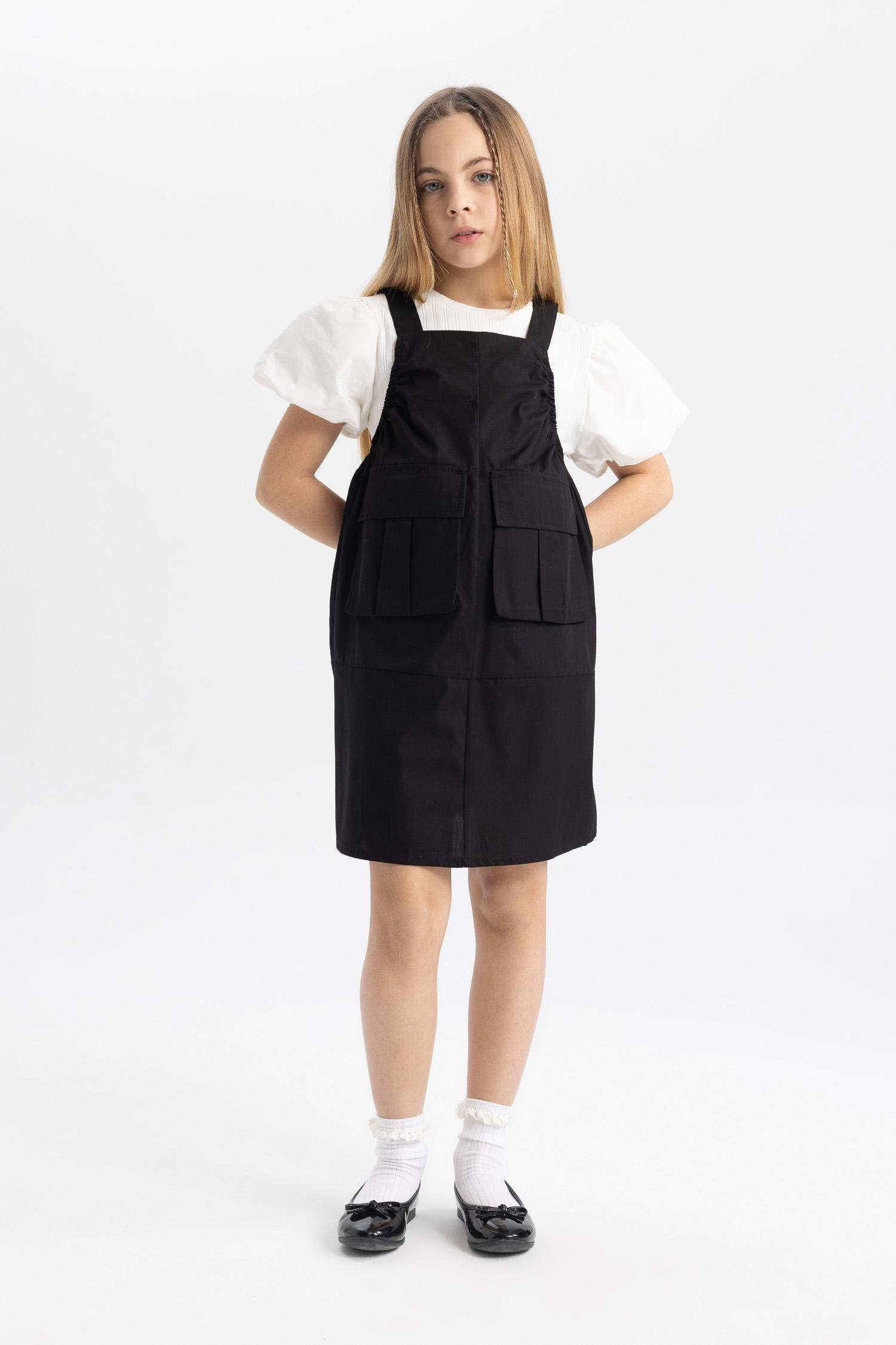 فستان اوفر بناتي قصة عادية