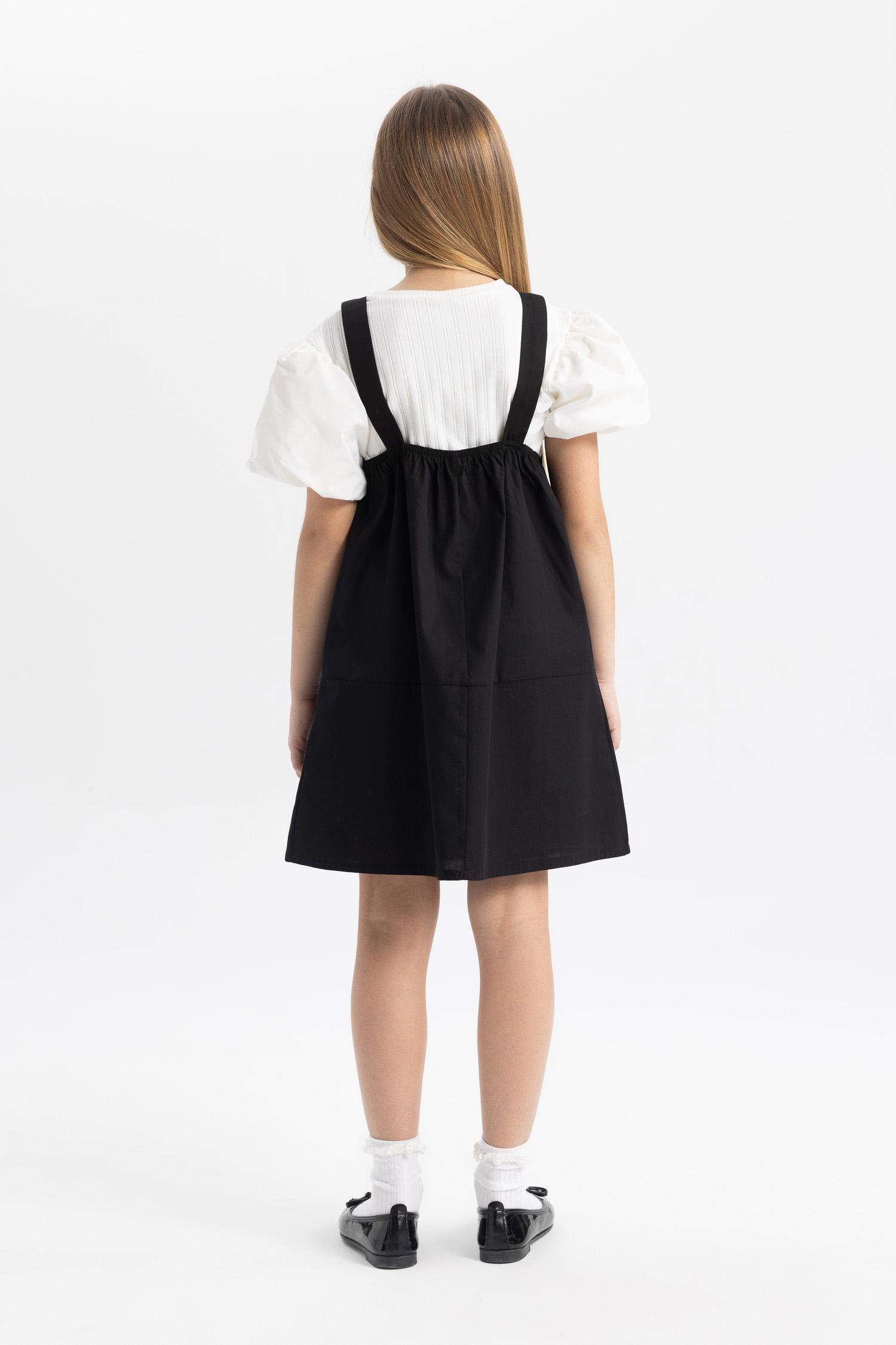 فستان اوفر بناتي قصة عادية