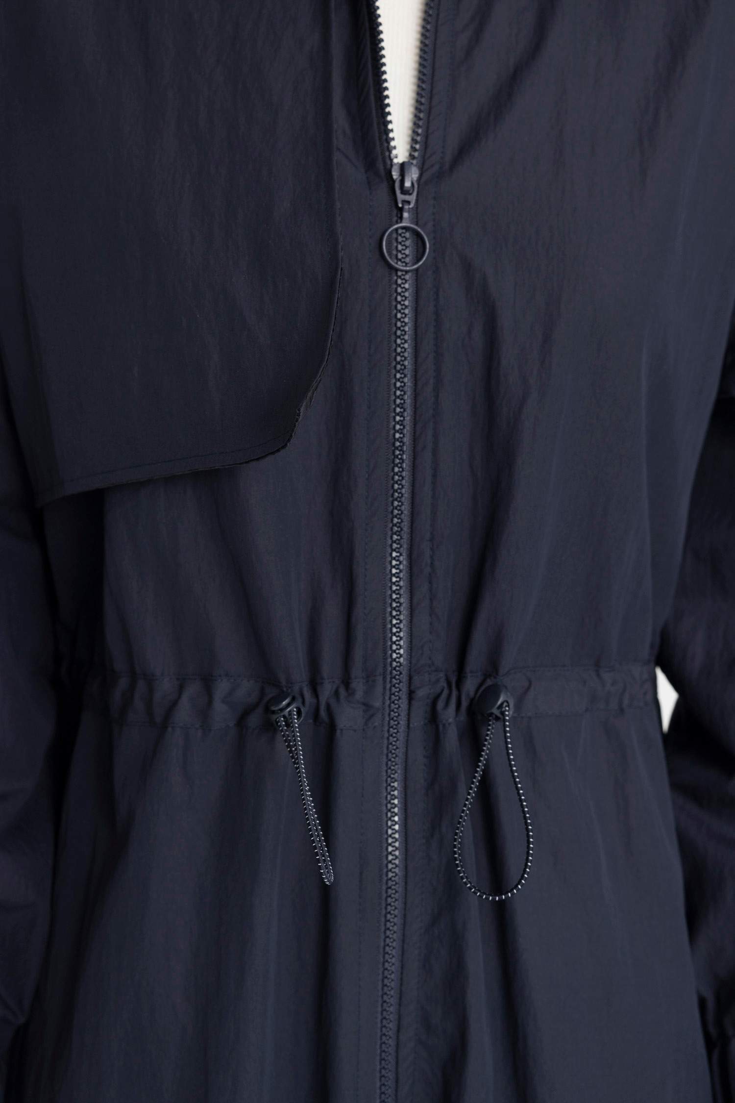 Robe Tissée à Manches Longues Col de Chemise