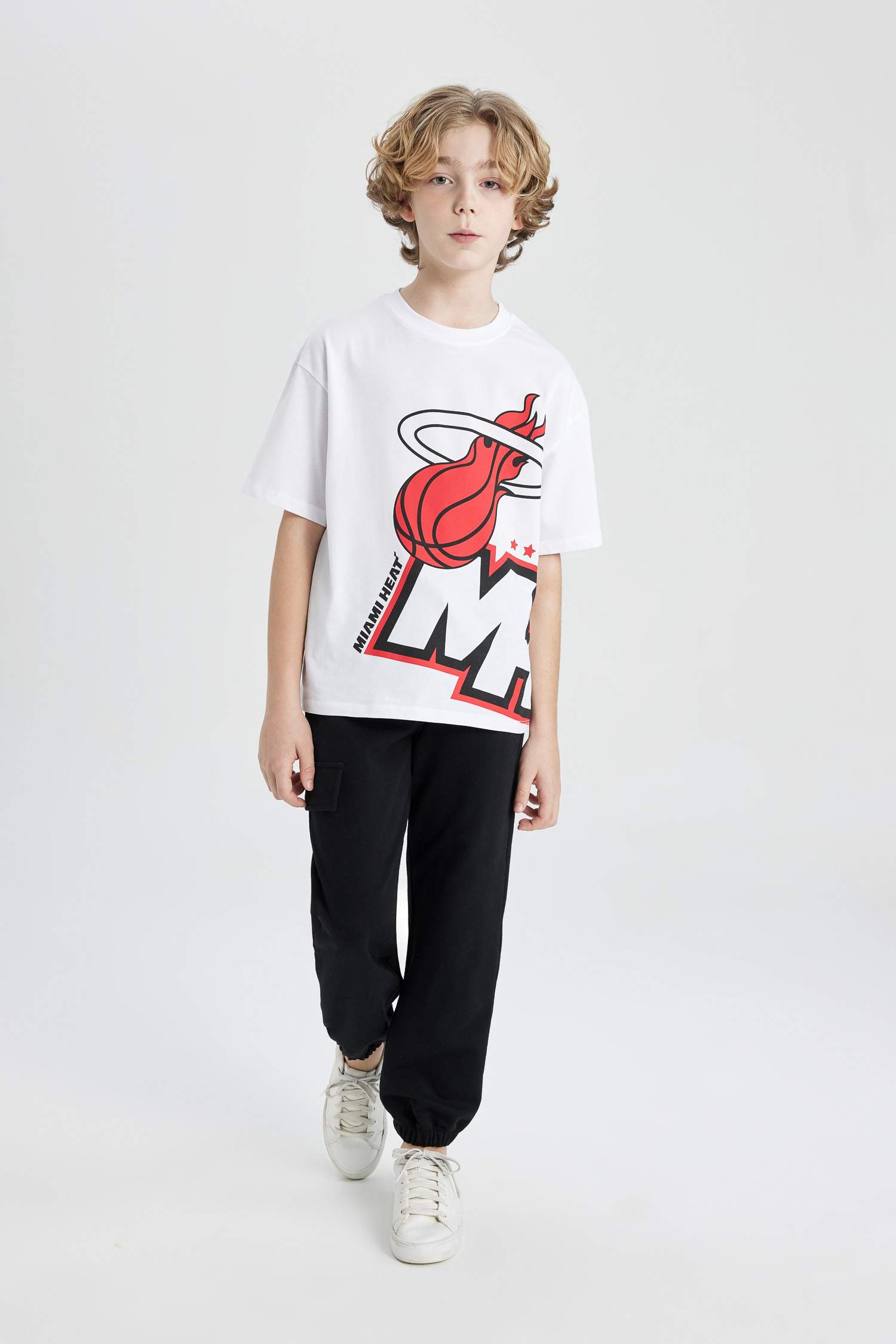 Футболка оверсайз NBA Miami Heat для мальчиков