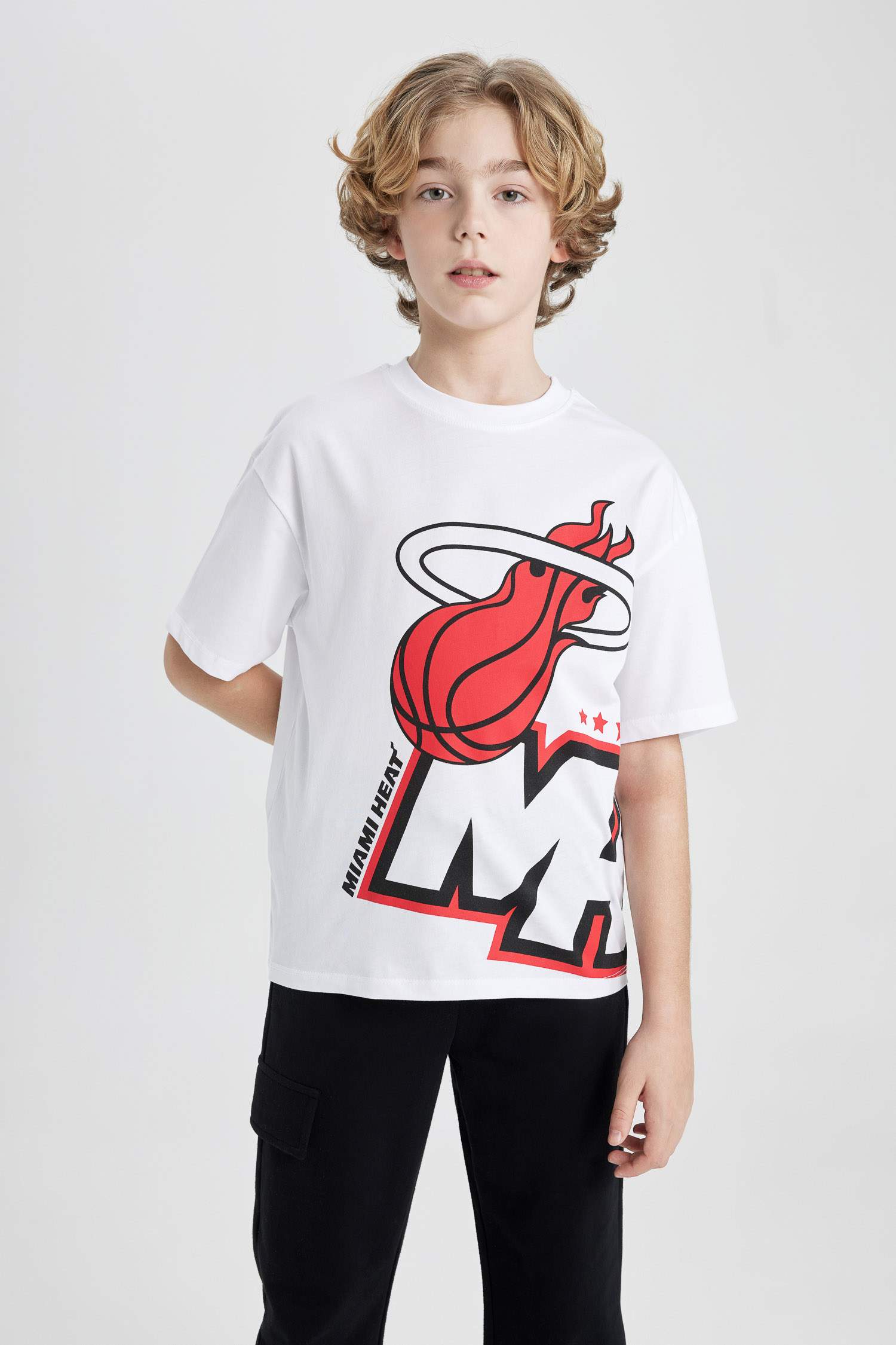 Футболка оверсайз NBA Miami Heat для мальчиков