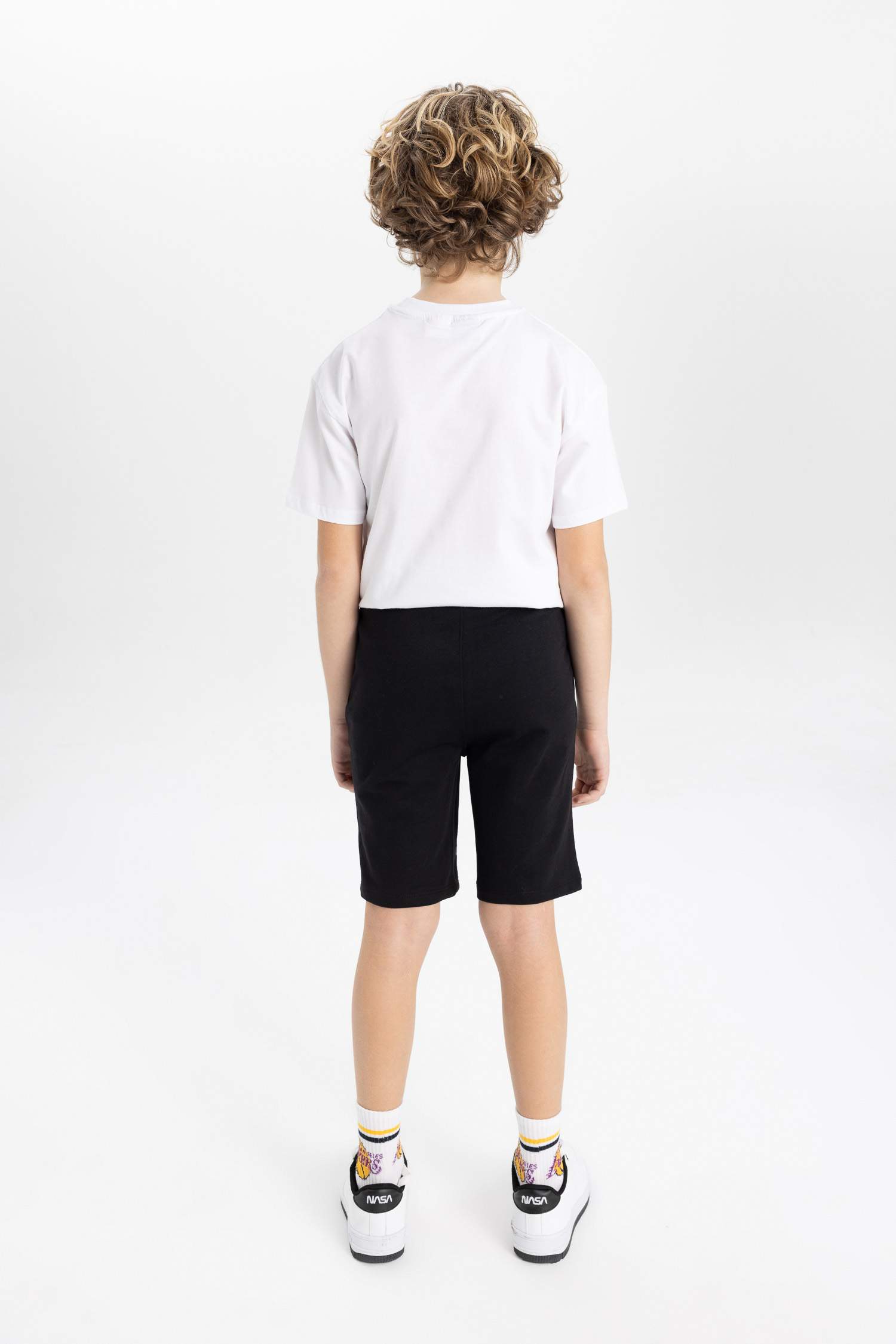 Ұлдарға NBA Los Angeles Lakers Лицензиялық қалыпты пішім Шолақ шалбар