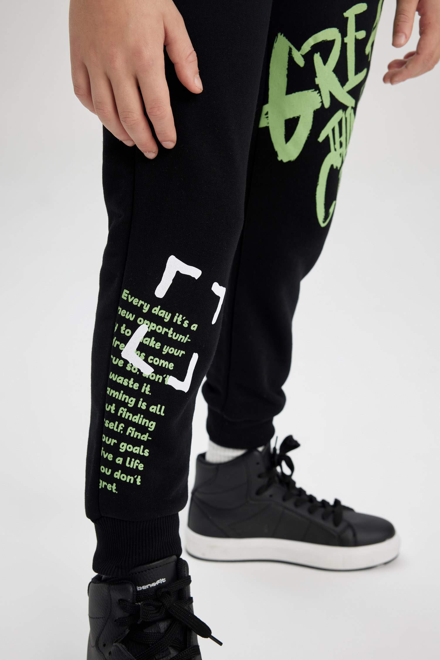 Erkek Çocuk Baskılı Jogger Eşofman Altı