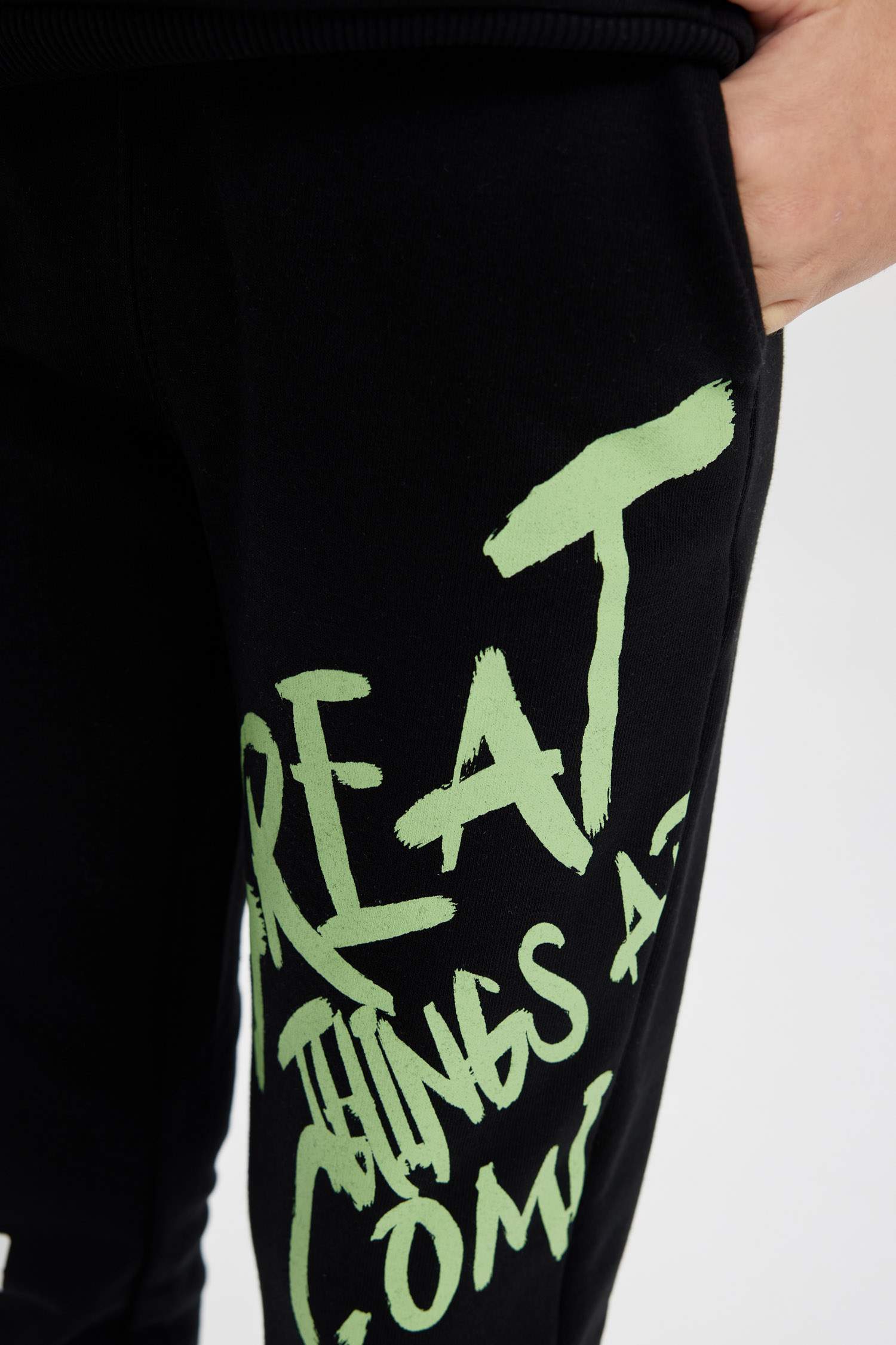 Erkek Çocuk Baskılı Jogger Eşofman Altı