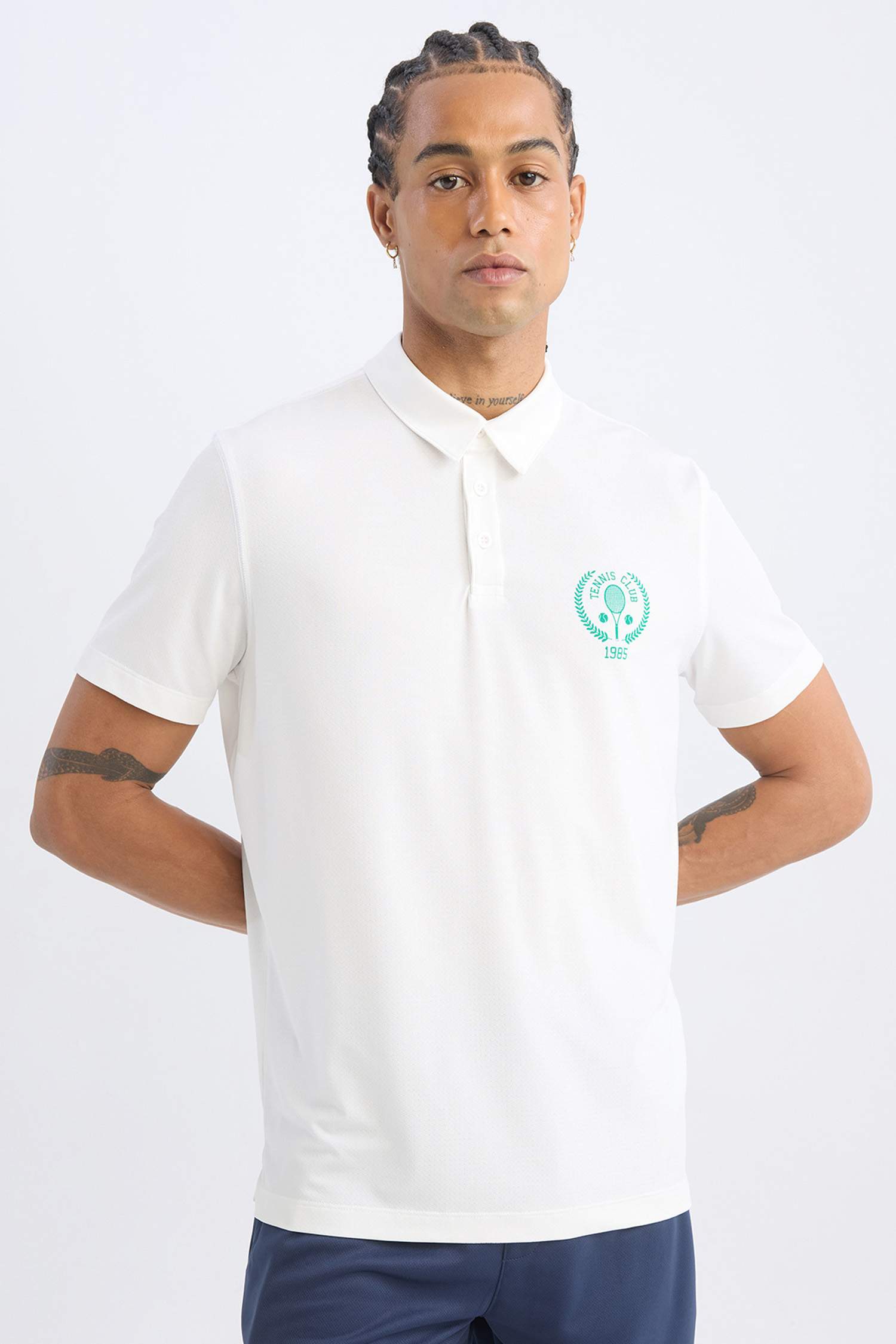 DeFactoFit Standard Fit Printed Sports Heavy Fabric T-Shirt