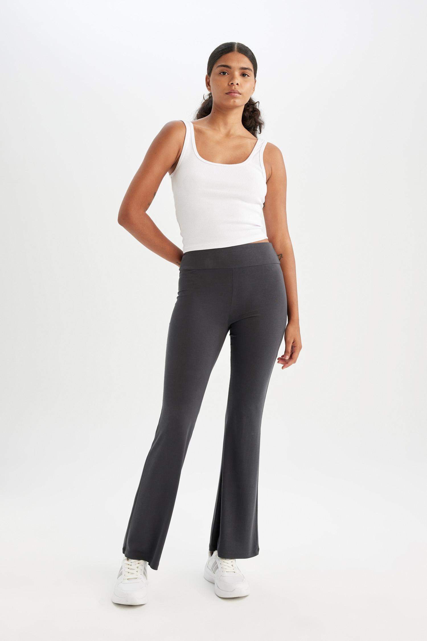 İspanyol Paça Sporcu Modal Pantolon