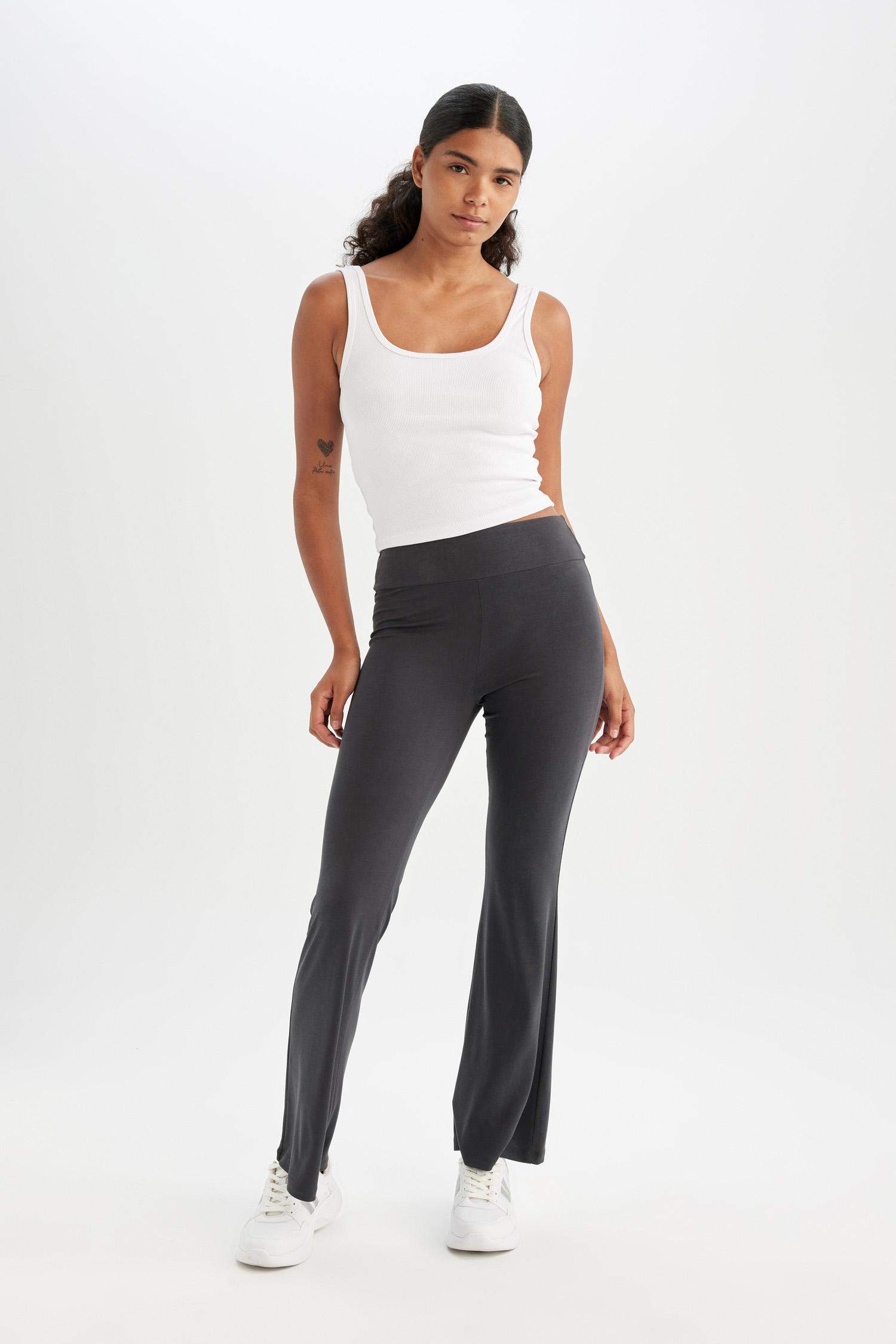 İspanyol Paça Sporcu Modal Pantolon