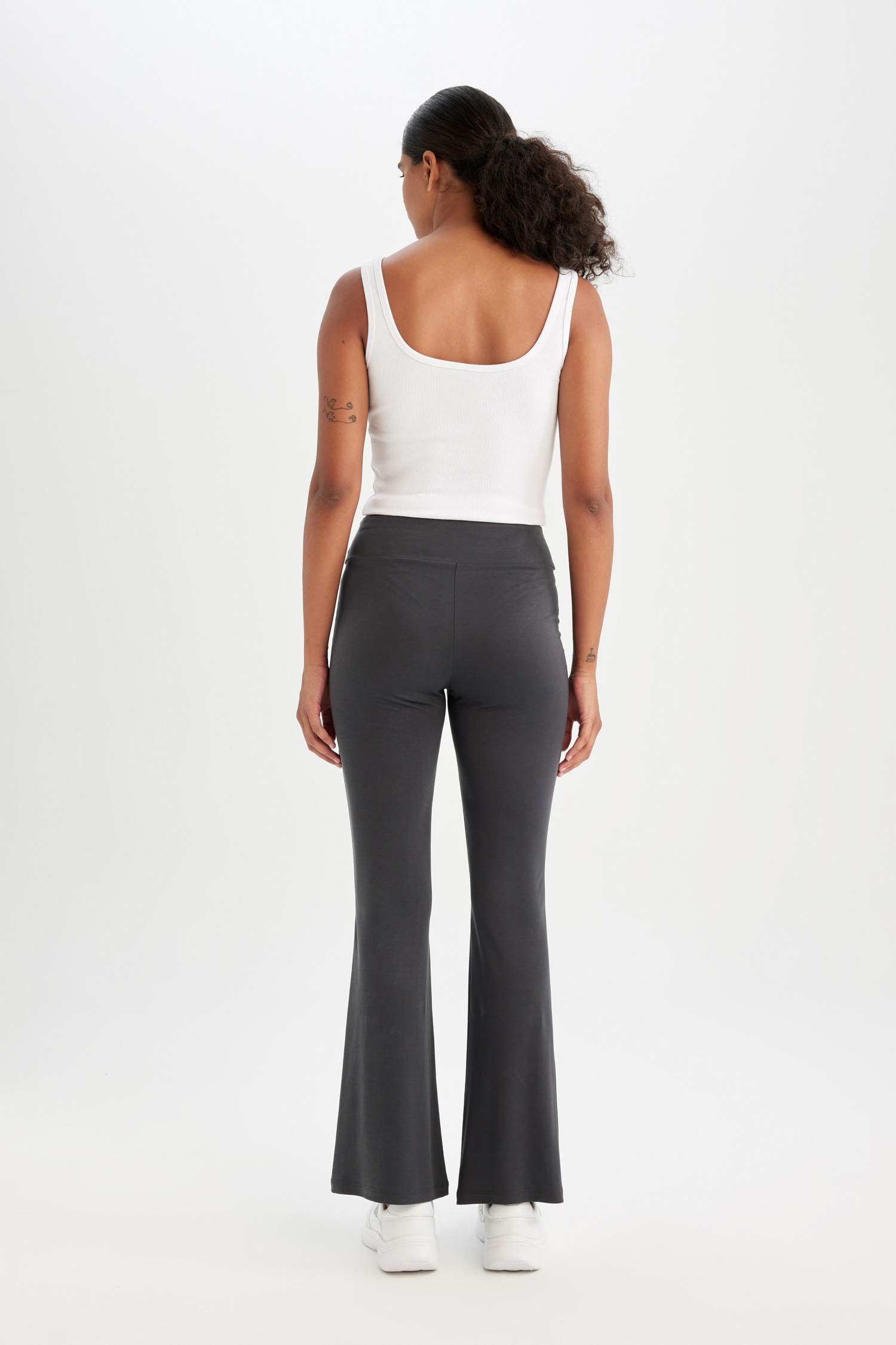 İspanyol Paça Sporcu Modal Pantolon