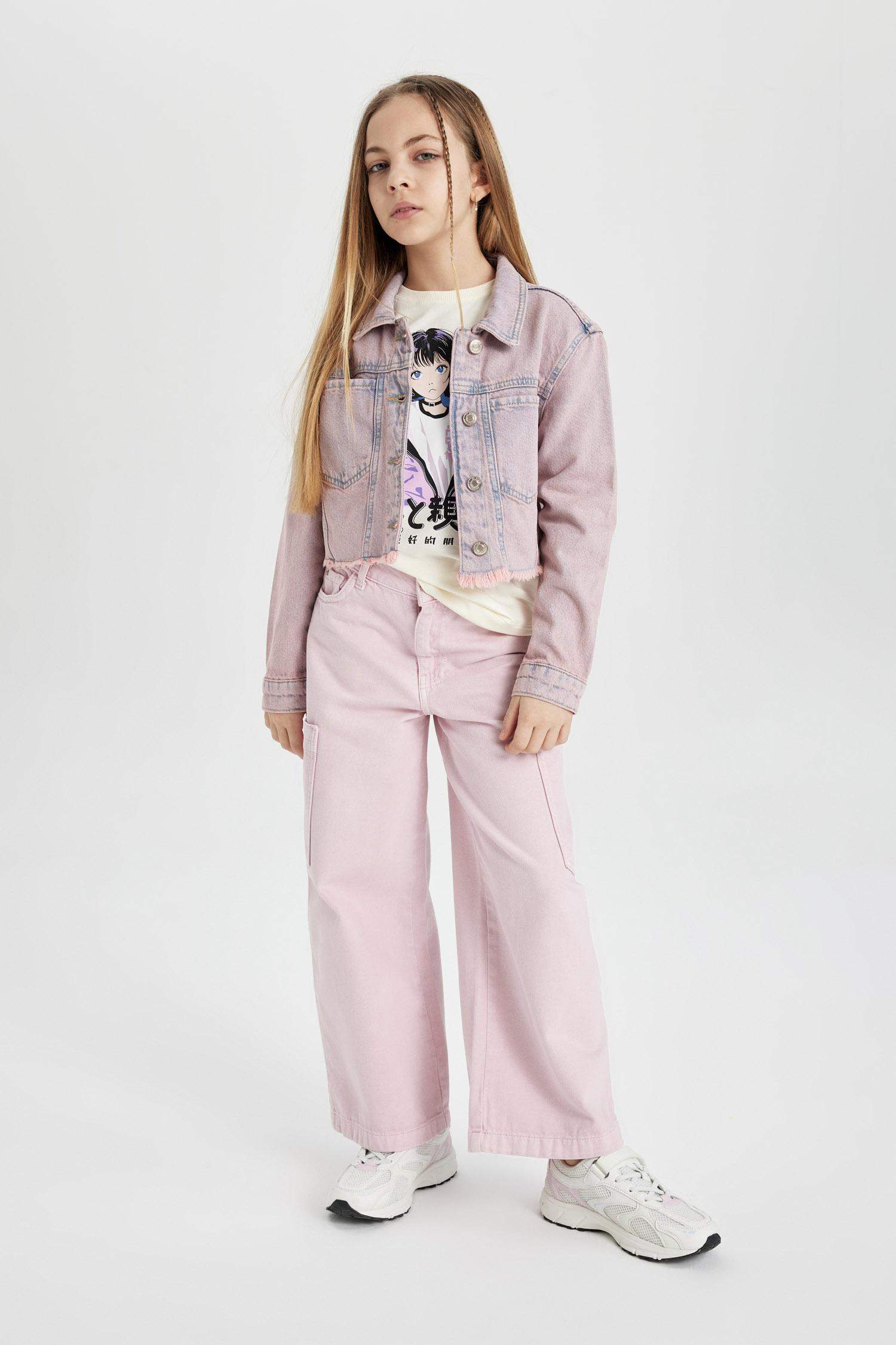 Girl Crop Denim Jacket