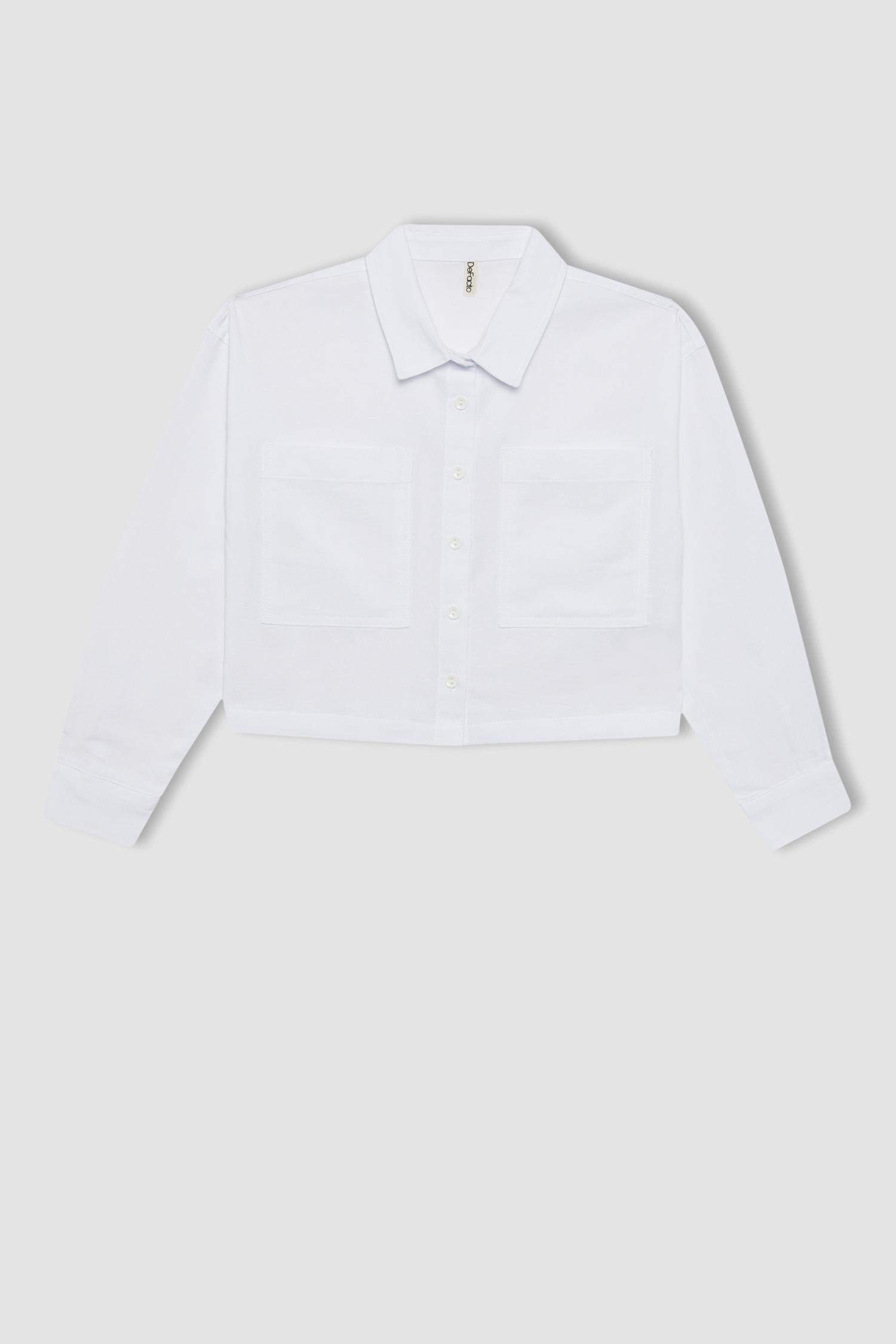 Chemise Oxford Manches Longues Pour Fille