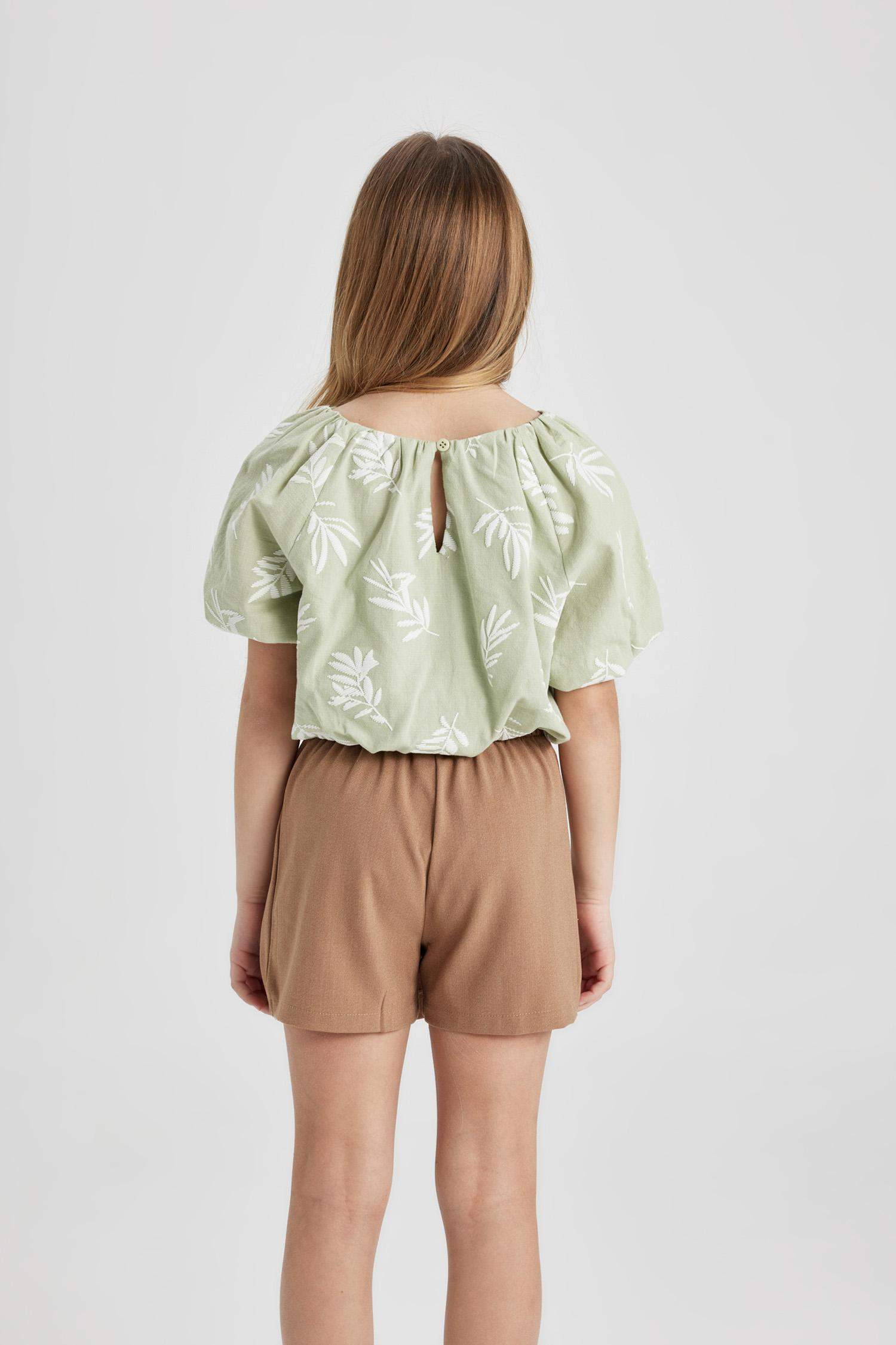 Girl Short Sleeve Blouse