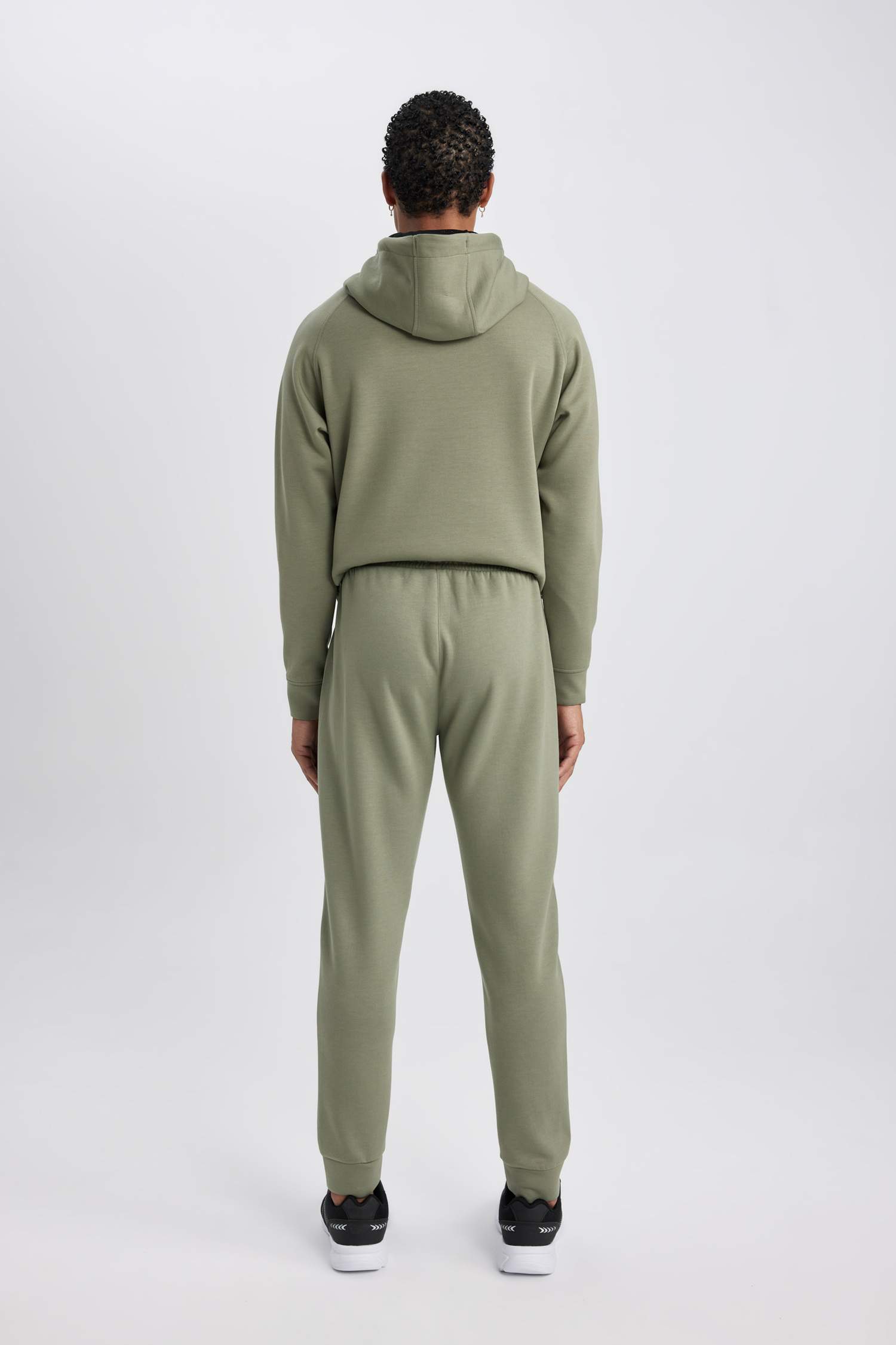 Sporcu Jogger Eşofman Altı Slim Fit Dar Kesim Skuba Dalgıç Kumaş Standart Paça