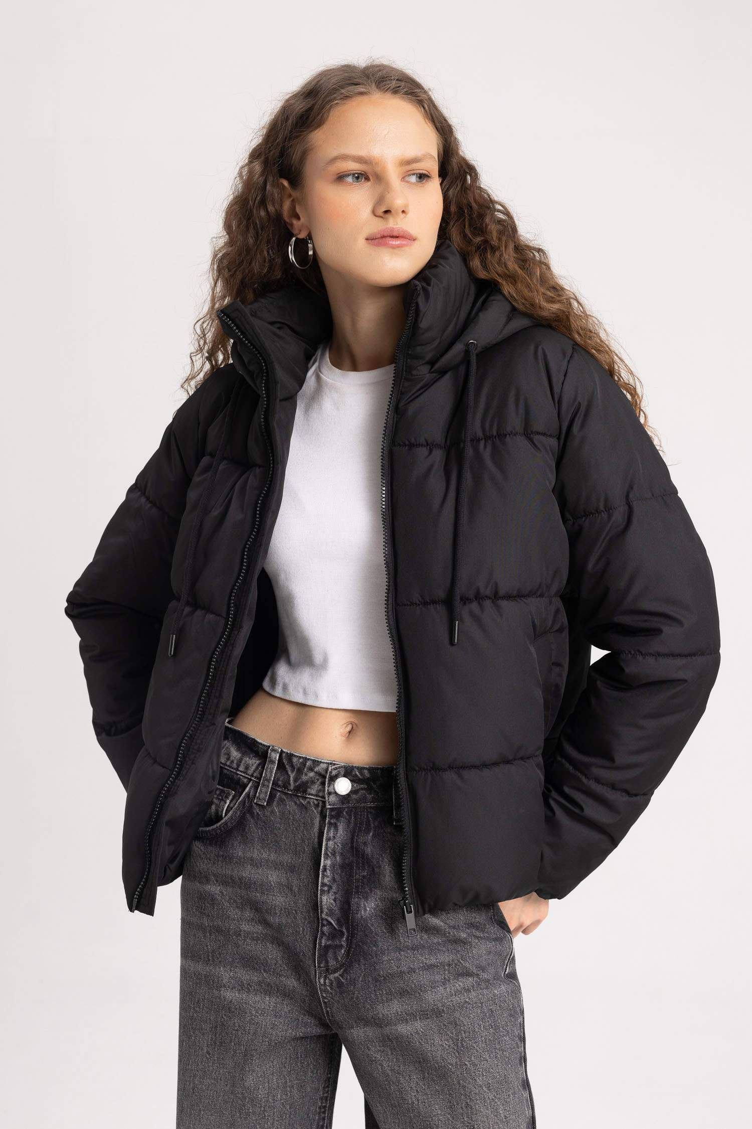 Waterproof Regular Fit Puffer Jacket