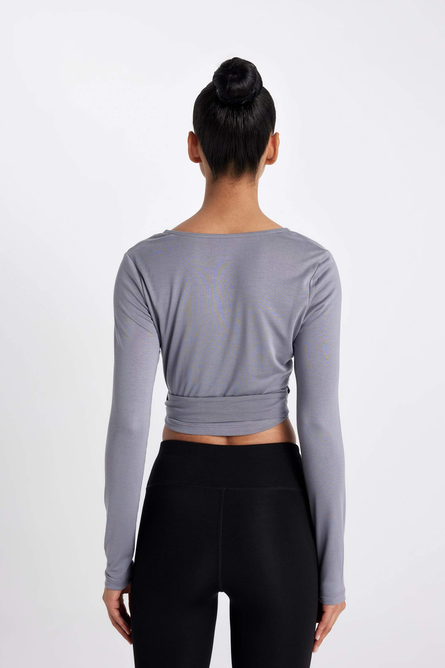 DeFactoFit Standard Fit V Neck Sports Modal T-Shirt