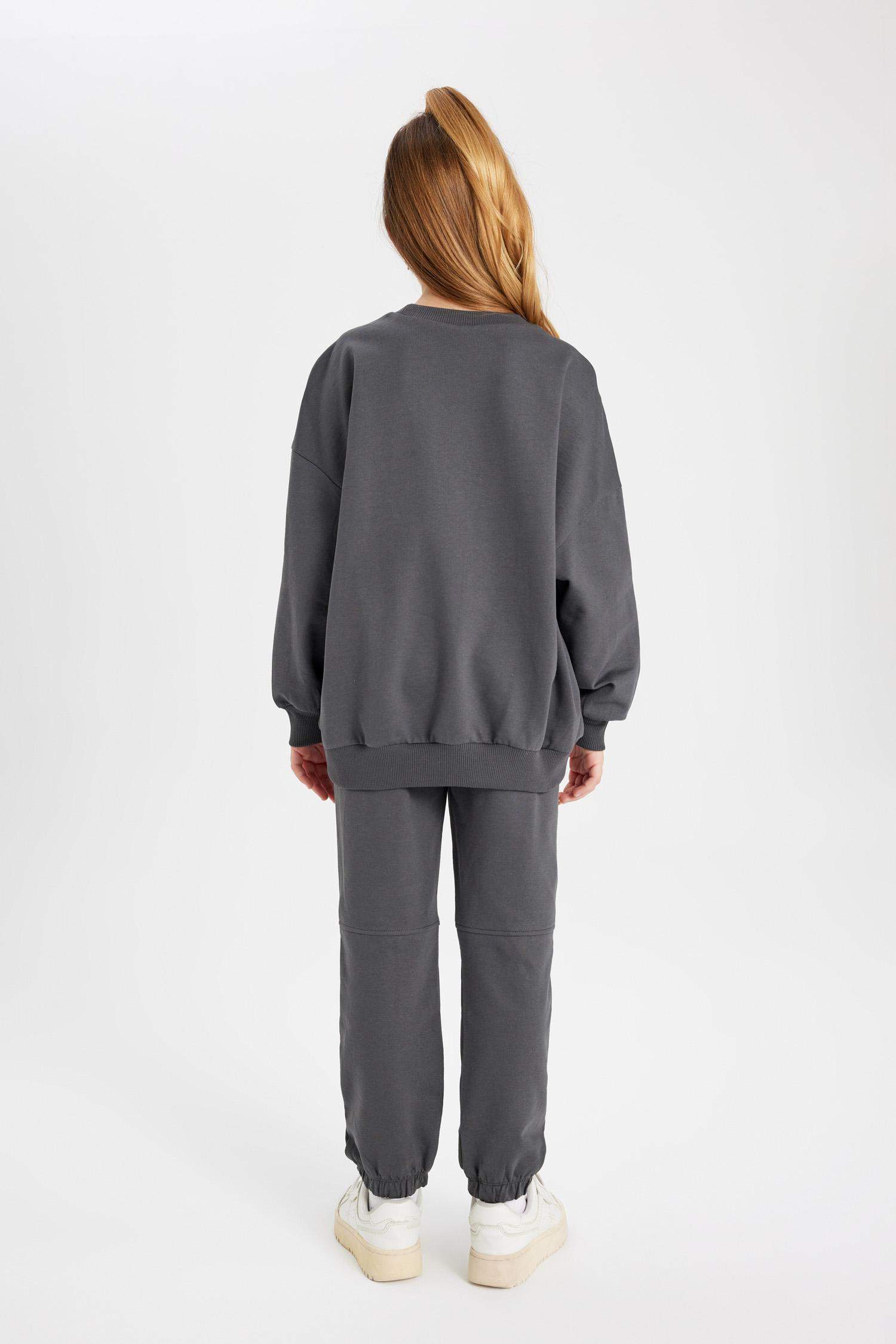 سيت بناتي سويت شيرت وسويت بانتس - قطعتين